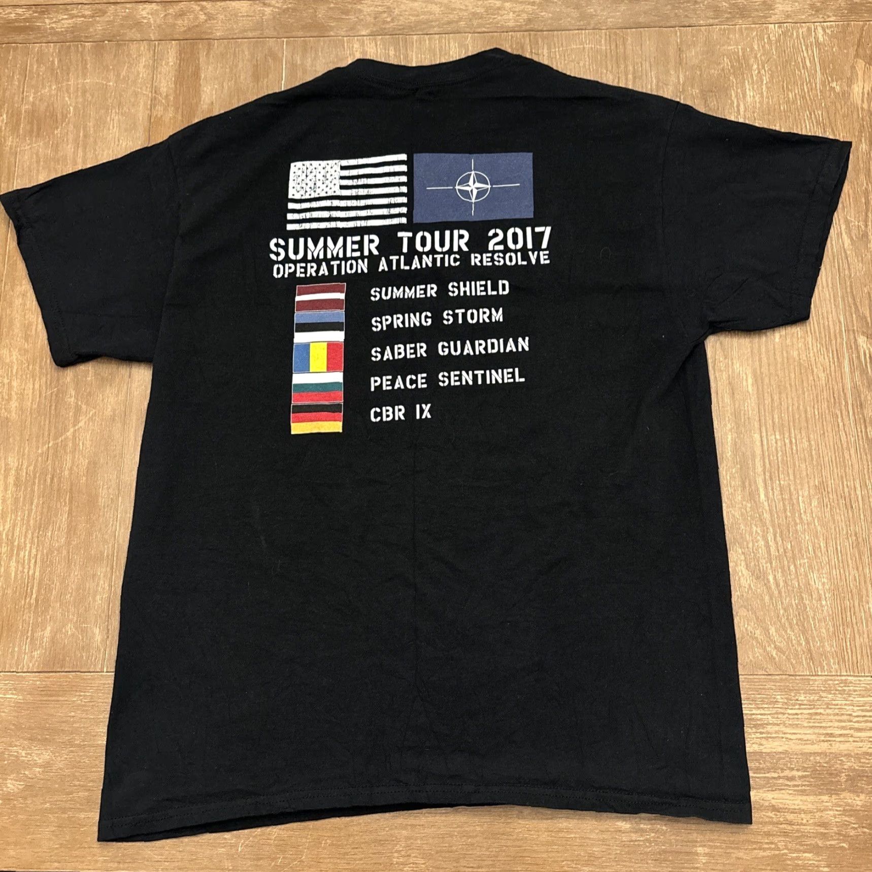 Vintage VINTAGE 1st Battalion 501st Attack C 1-501 ARB T-Shirt Size L Black Ft Hood Texas 2017 Mens Size US L / EU 52-54 / 3 - 3 Thumbnail