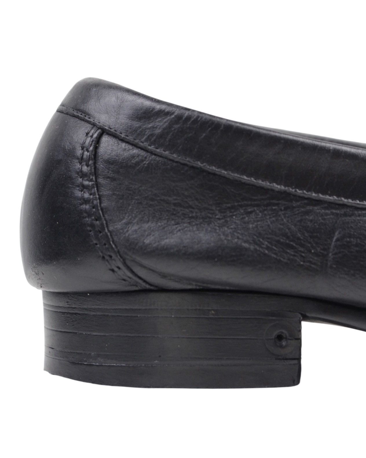 Balenciaga 1990S BALENCIAGA BLACK LEATHER NOIR HERITAGE LOAFER Size US 7.5 / EU 40-41 - 4 Thumbnail