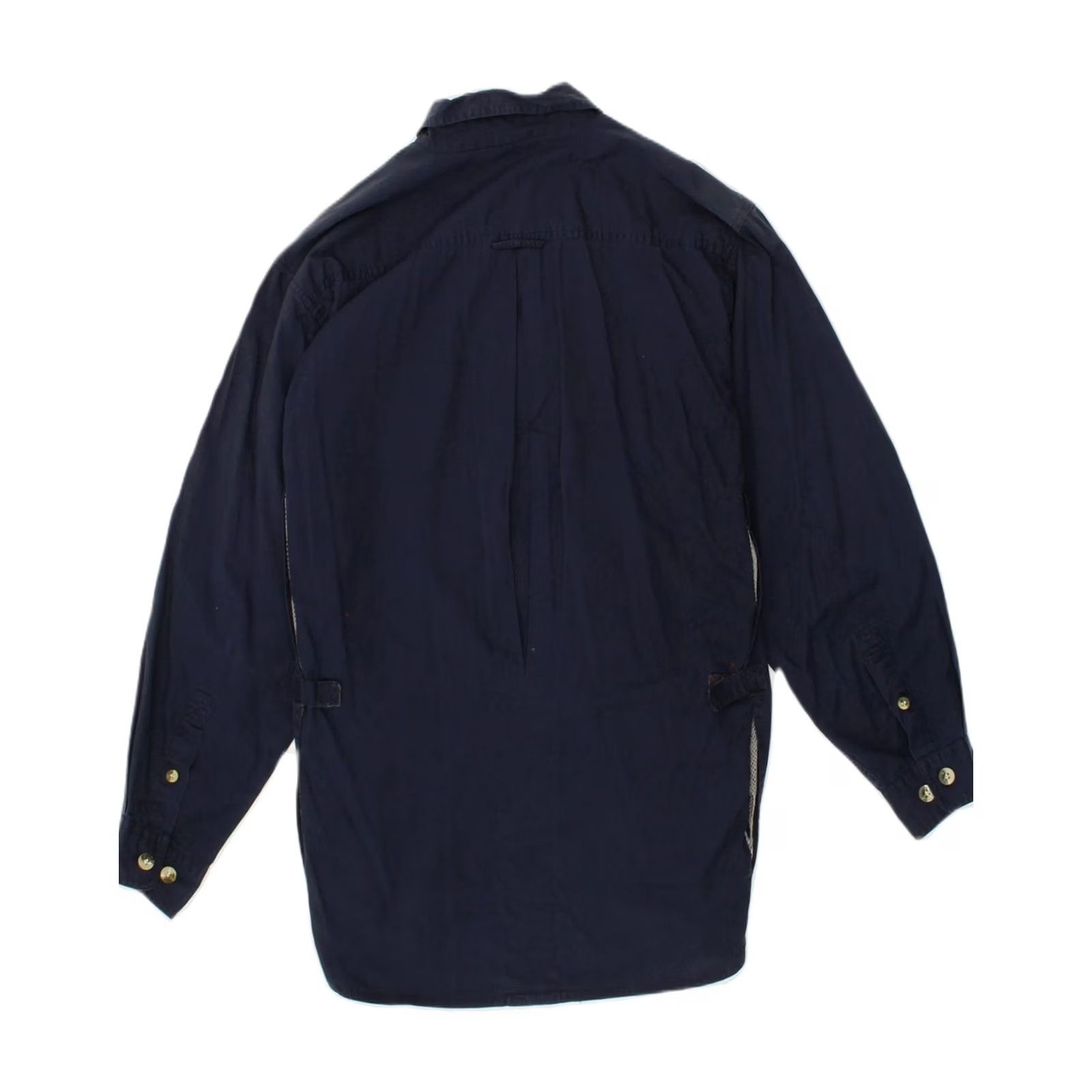 Vintage CANADIAN Mens Shirt Small Navy Blue Cotton IP07 Size US S / EU 44-46 / 1 - 2 Thumbnail