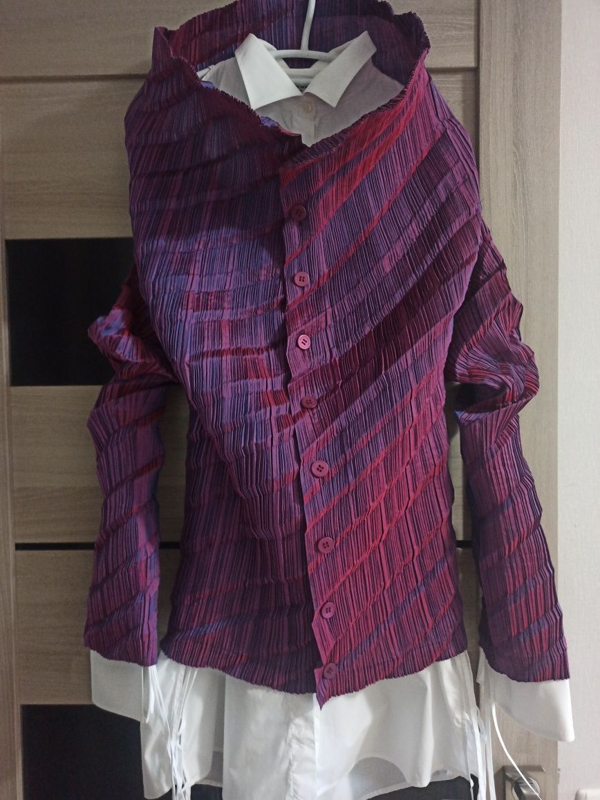 Issey Miyake Issey Miyake Vintage Blouse Shirt Iridescent Size M / US 6-8 / IT 42-44 - 2 Thumbnail
