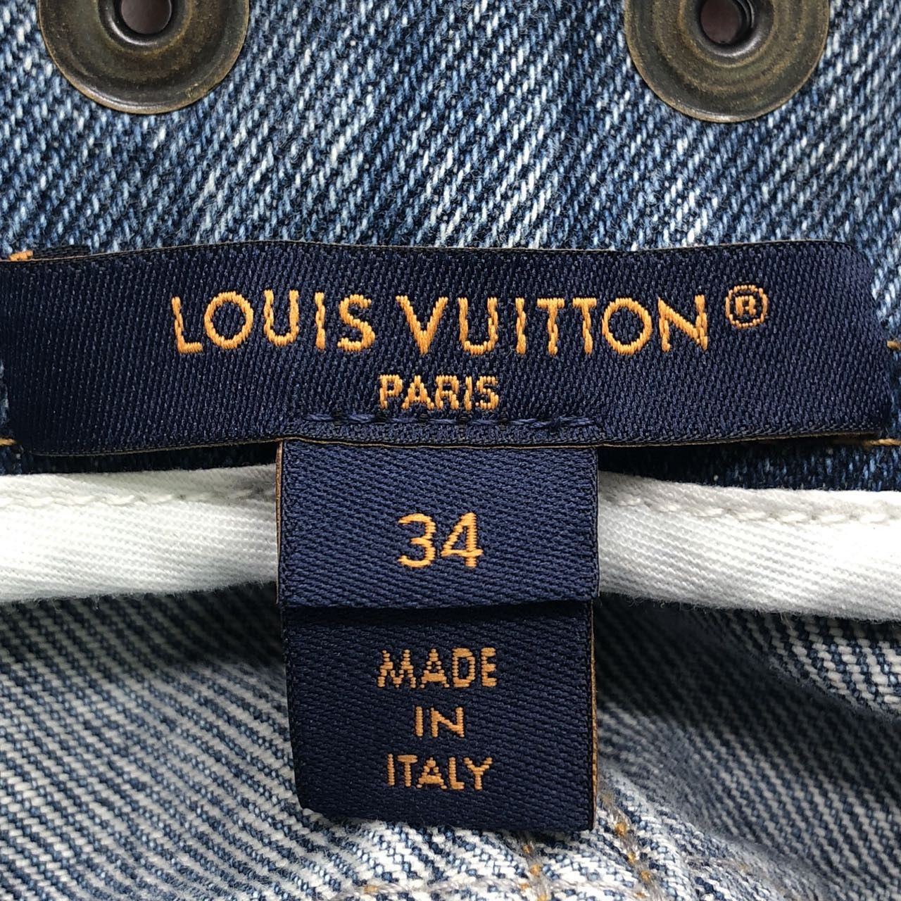 Louis Vuitton Louis Vuitton High Waist Casual Denim Mini Skirt K26WX Size 26" / US 2 / IT 38 - 5 Thumbnail