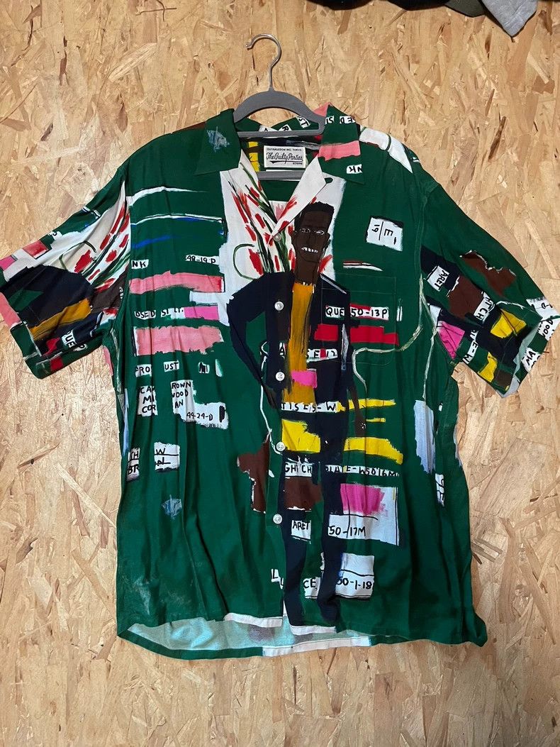 Wacko Maria Wacko maria x Basquiat Short Sleeve Shirt Hawaiian Shirt Size US L / EU 52-54 / 3 - 1 Thumbnail