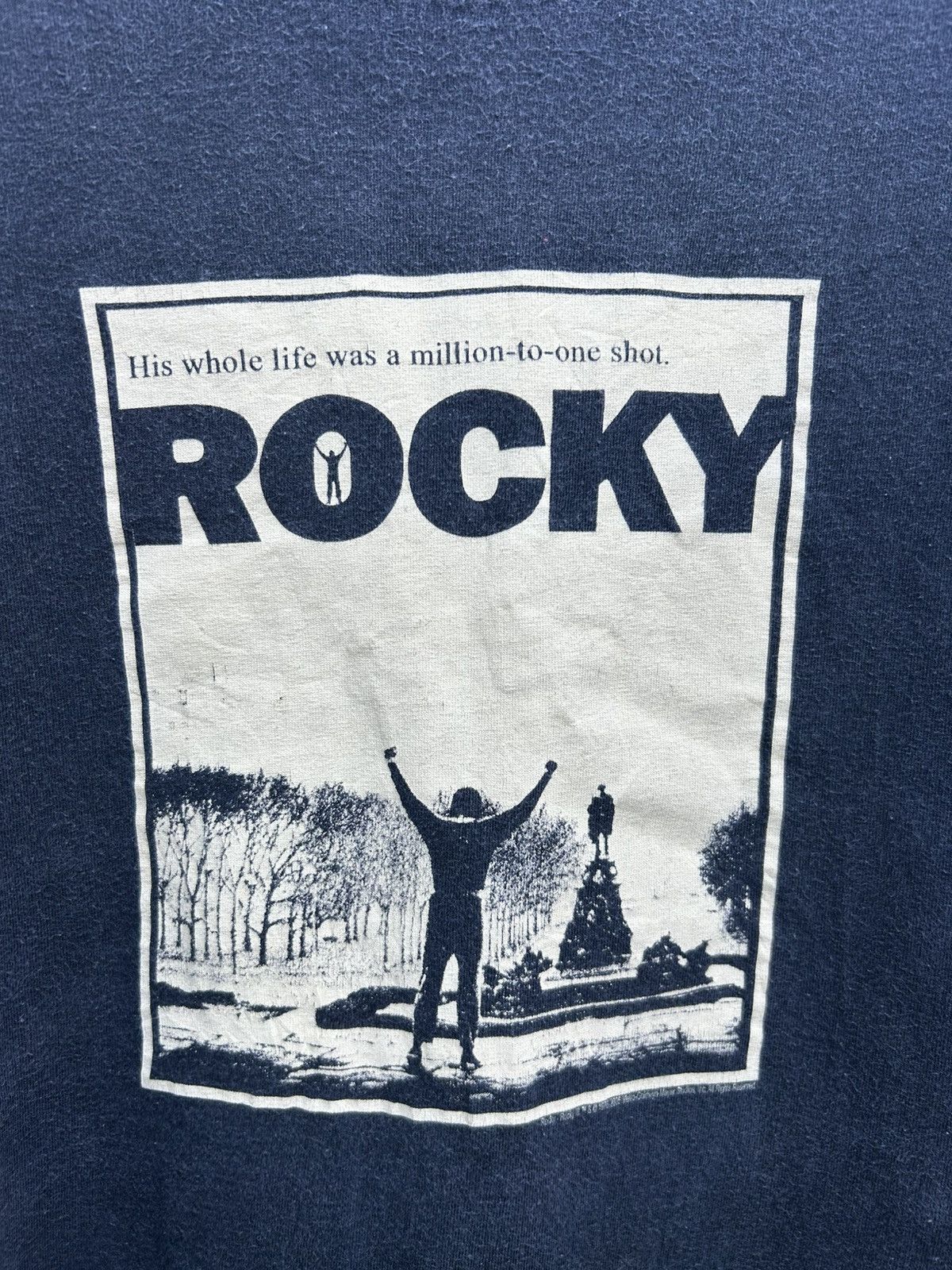 Japanese Brand × Vintage Vintage Y2K Rocky Movie T Shirt 2005 Size US XXL / EU 58 / 5 - 3 Thumbnail