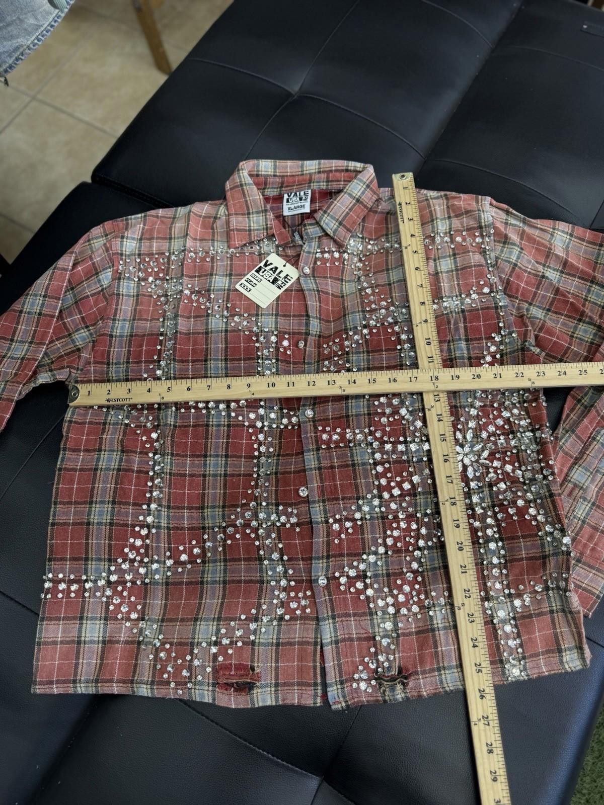 Vale Vale Forever Valley Full Crystal Stone Flannel Size (XL) Size US XL / EU 56 / 4 - 6 Thumbnail