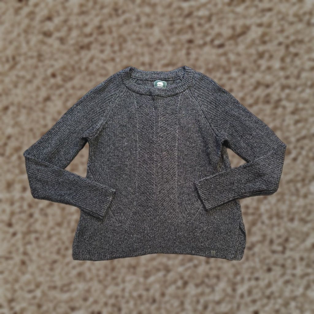 Roots Roots Sweater Women Size S Gray Long Sleeve Lightweight Boxy Pullover Crew Neck Cadet Capsule Size S / US 4 / IT 40 - 1 Thumbnail