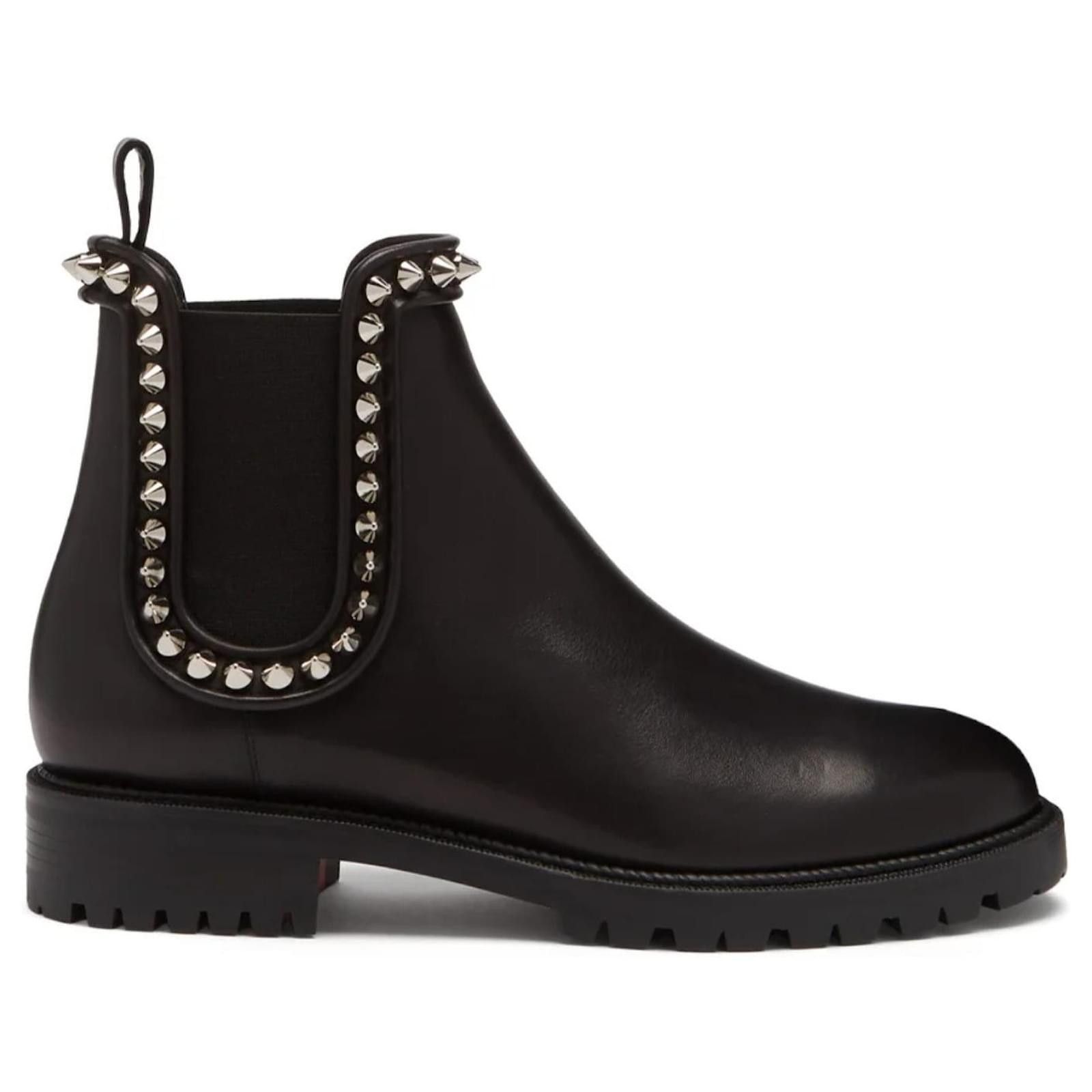 Christian Louboutin o1s1wg110924 Ankle Boots in Black Size US 9 / IT 39 - 1 Thumbnail