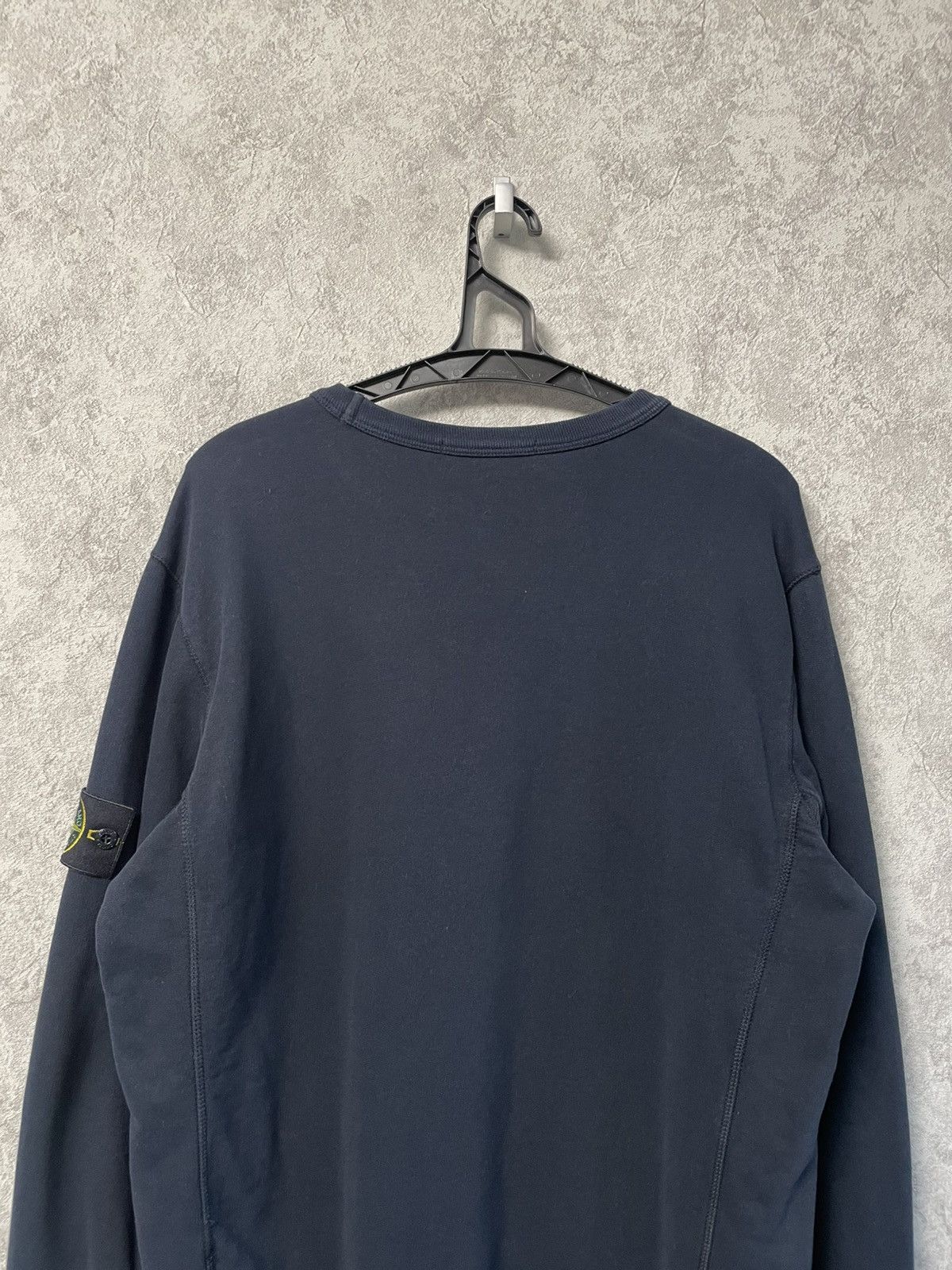 Stone Island Stone Island Navy Blue Sweatshirt Crewneck Size US L / EU 52-54 / 3 - 19 Thumbnail