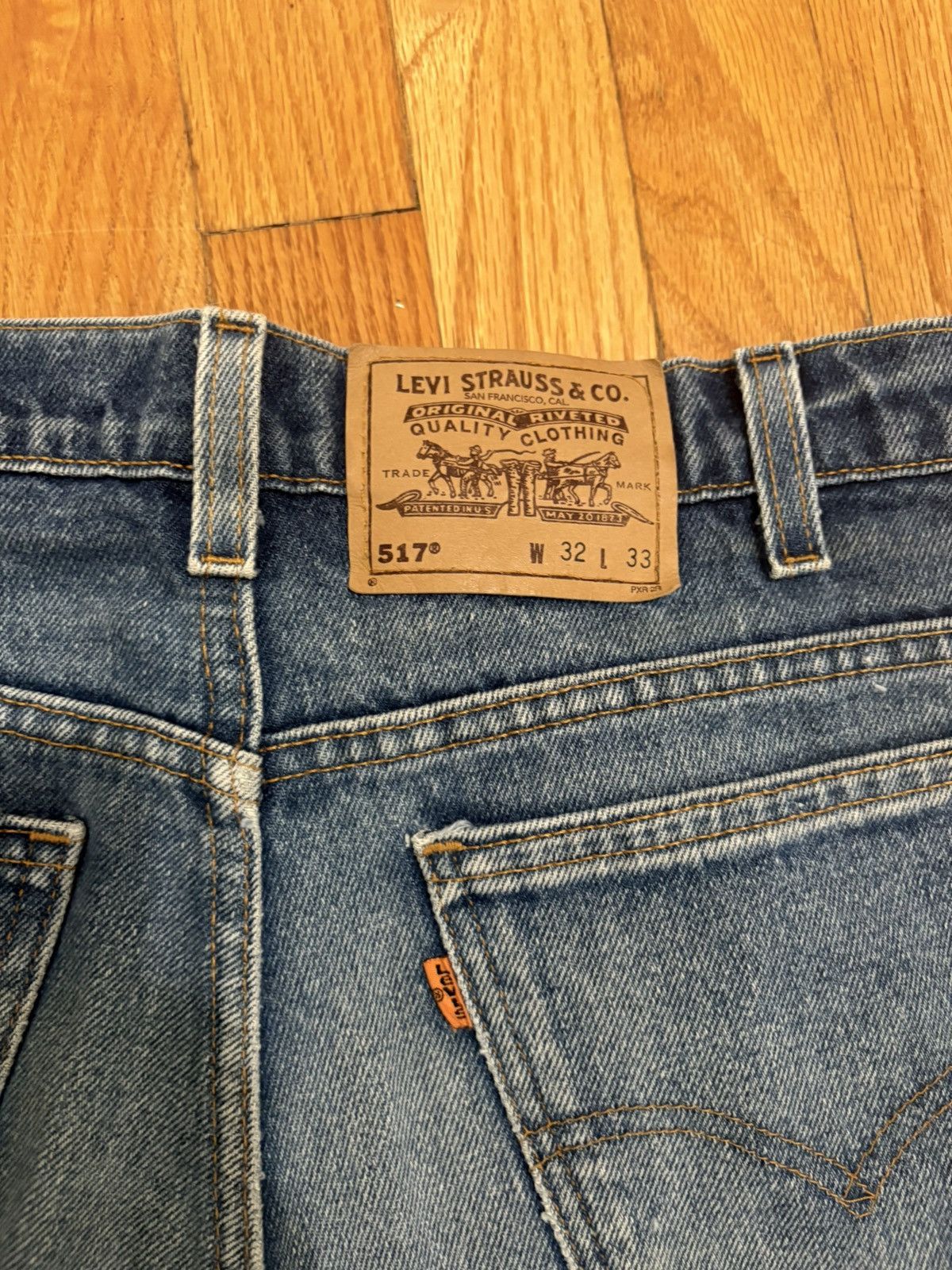 Levi's Vintage Clothing Levi’s 517 Vintage Orange Tab Denim Size US 32 / EU 48 - 6 Thumbnail
