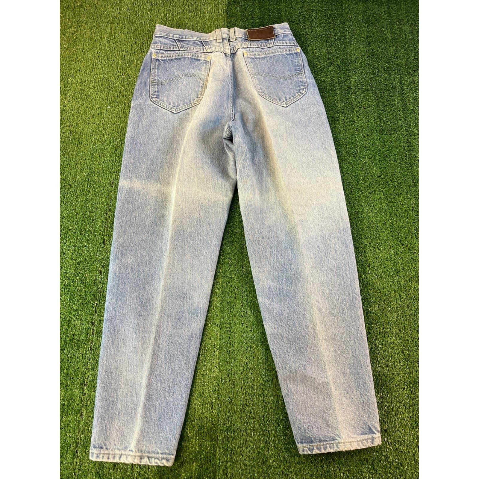 Lee Vintage Lee High Waisted Tapered Leg Jeans USA Made 13M Size 30" / US 8 / IT 44 - 7 Thumbnail