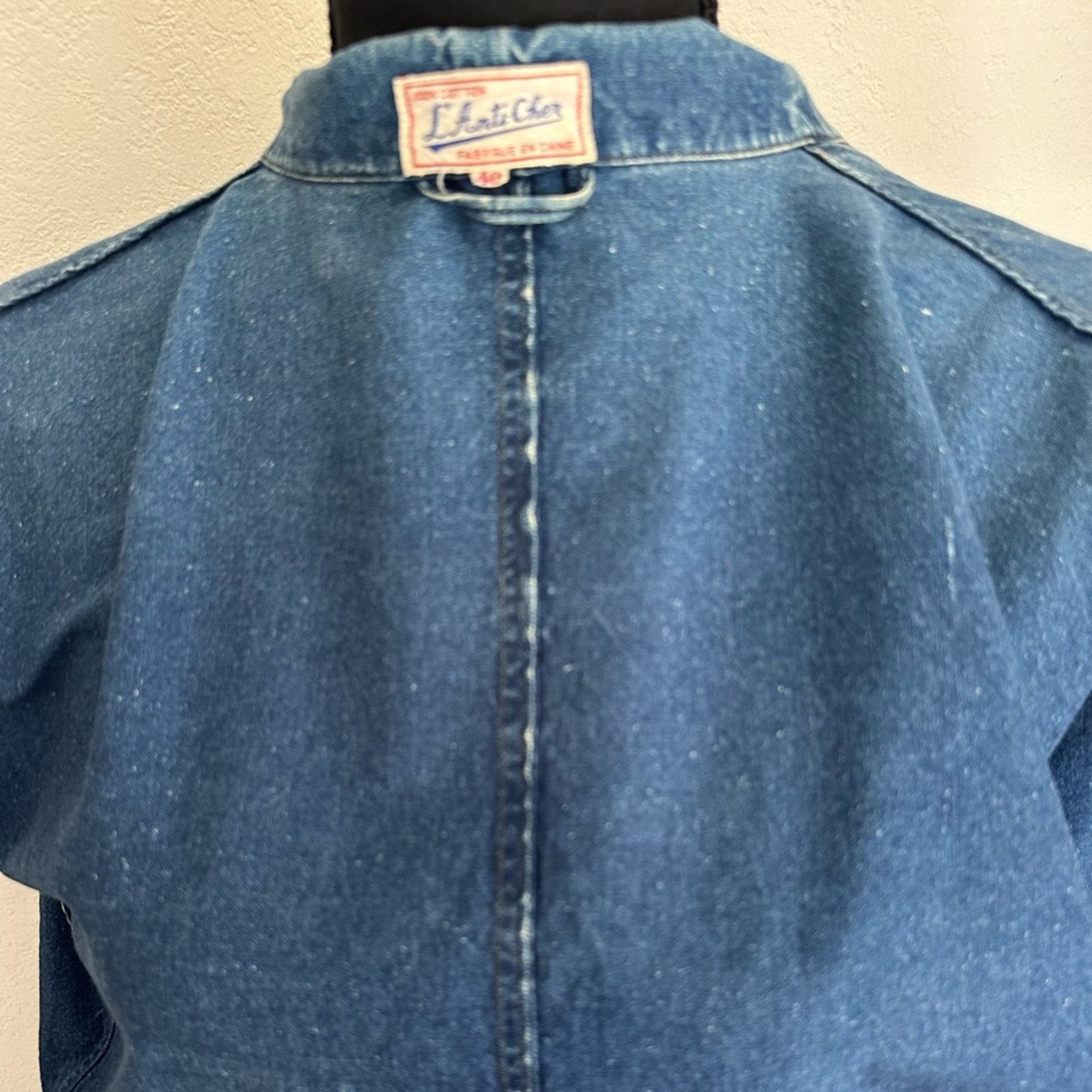 Vintage Vintage Shanghai Blue Workers Shacket US 8-10 L’AntiCher Size M / US 6-8 / IT 42-44 - 4 Thumbnail