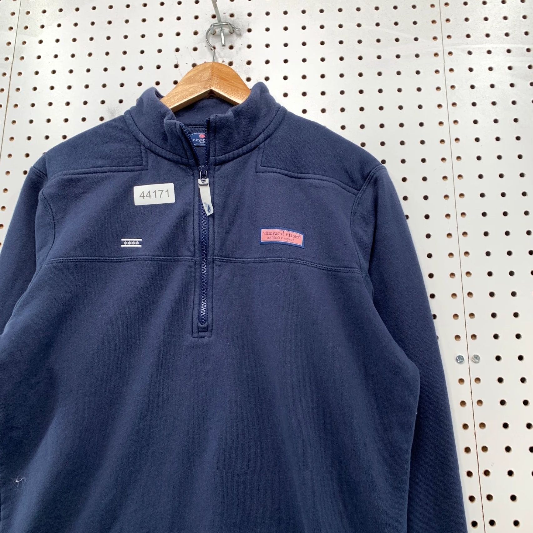 Vineyard Vines Vineyard Vines 1/4 Zip Pullover Sweatshirt Mens Small Navy Blue Shep & Ian Size US S / EU 44-46 / 1 - 4 Thumbnail