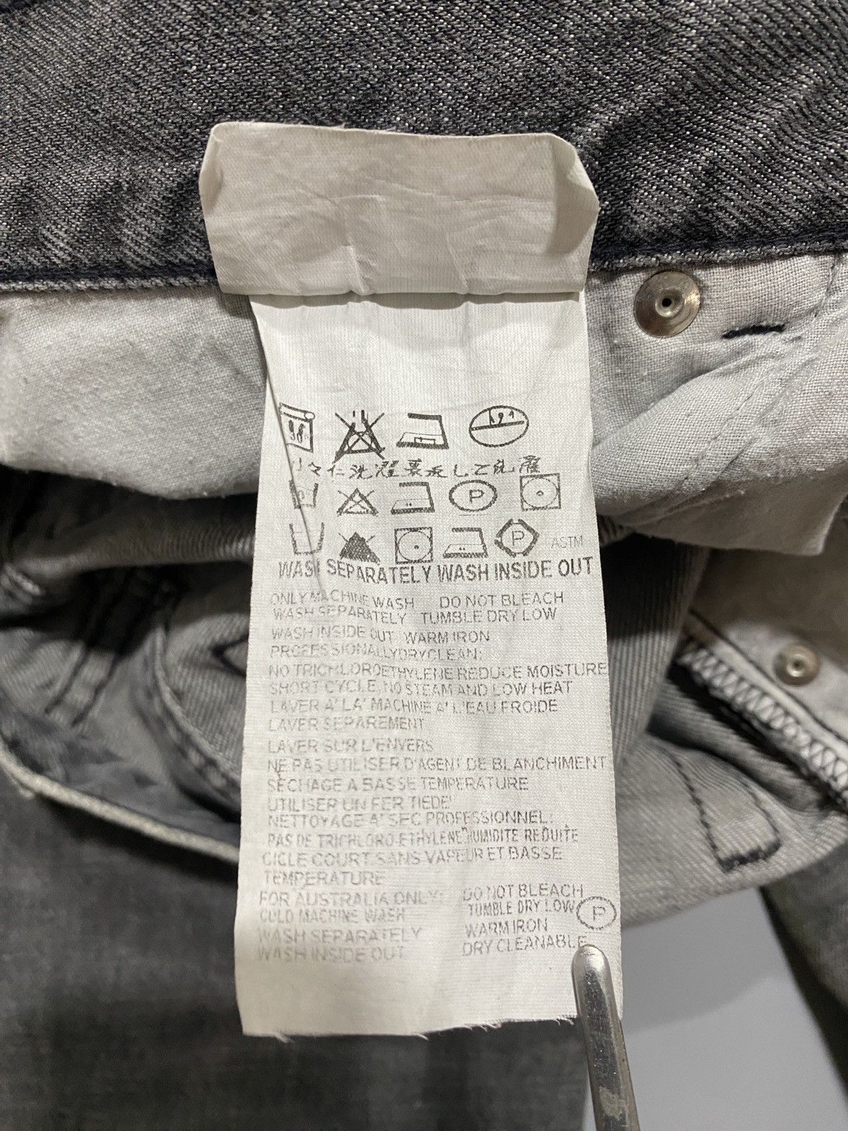 Helmut Lang SS03 Grey Jeans Size US 32 / EU 48 - 13 Thumbnail