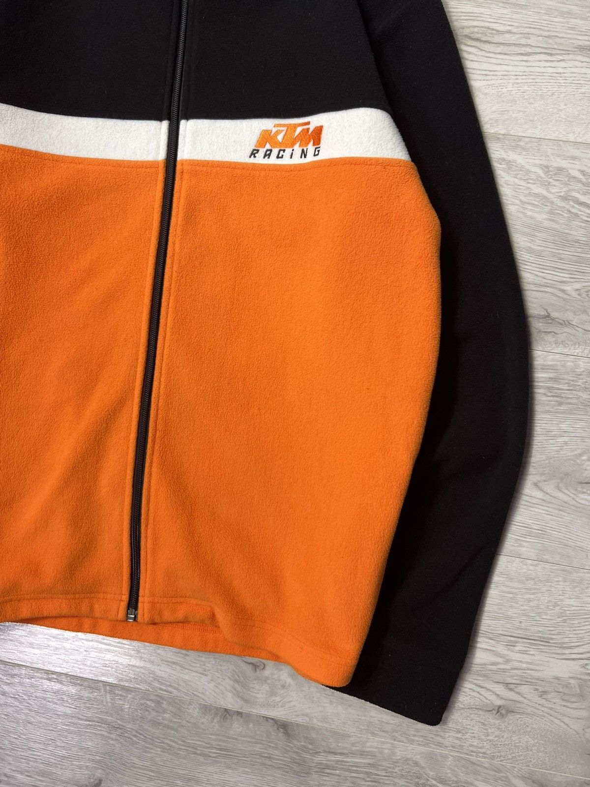 Vintage Vintage KTM Full Zip Racing Fleece Jacket Size US XL / EU 56 / 4 - 3 Thumbnail