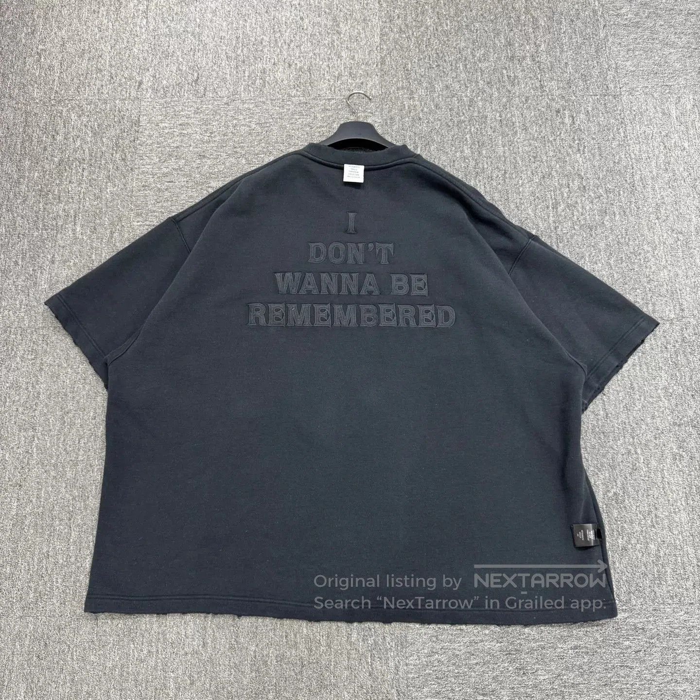 Vetements Vetements Runway Anti-War Embroidered Letter Sweatshirt. Size US S / EU 44-46 / 1 - 5 Thumbnail