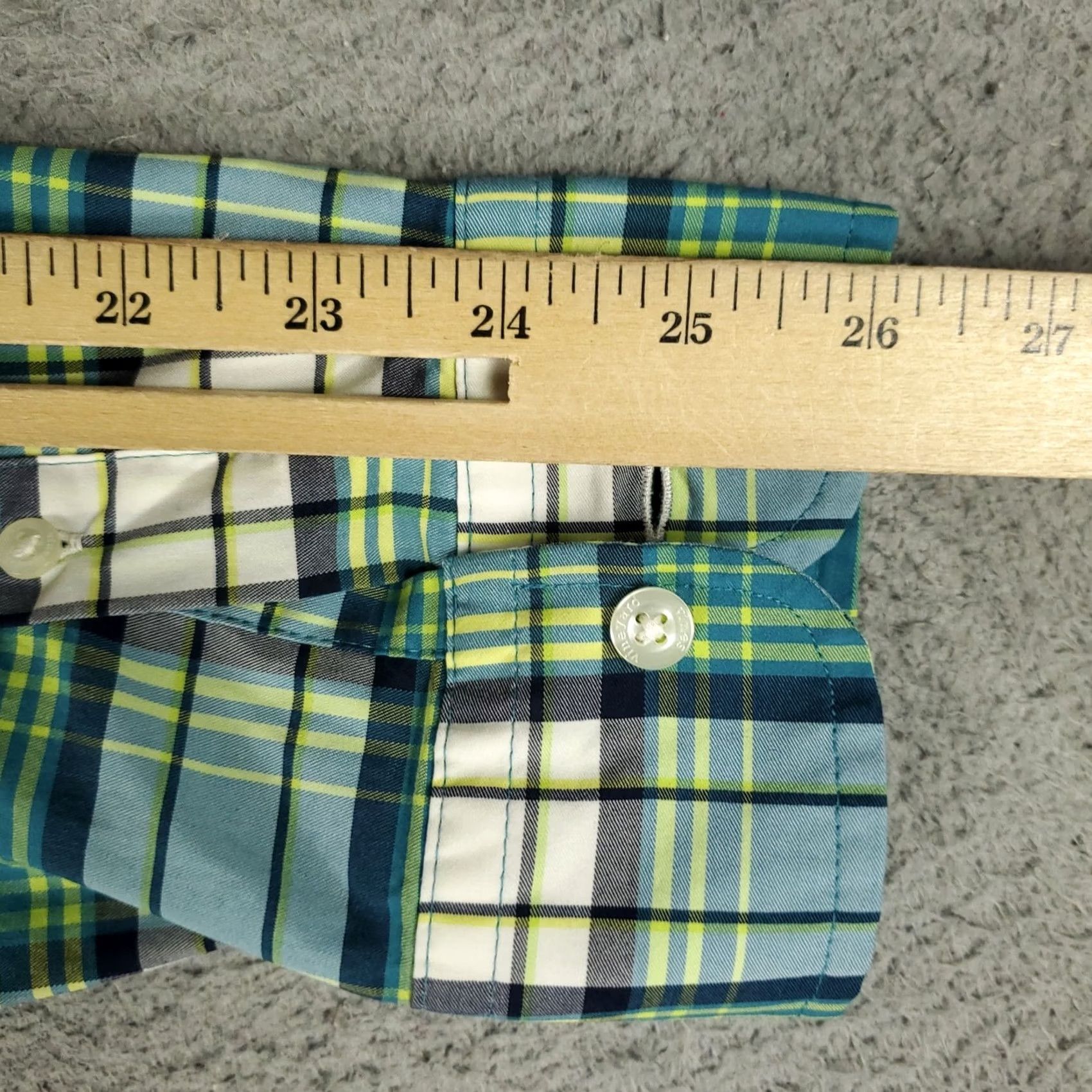 Vineyard Vines Vineyard Vines Shirt Mens Medium Green Plaid Performance Button Up Long Sleeve Size US M / EU 48-50 / 2 - 6 Thumbnail