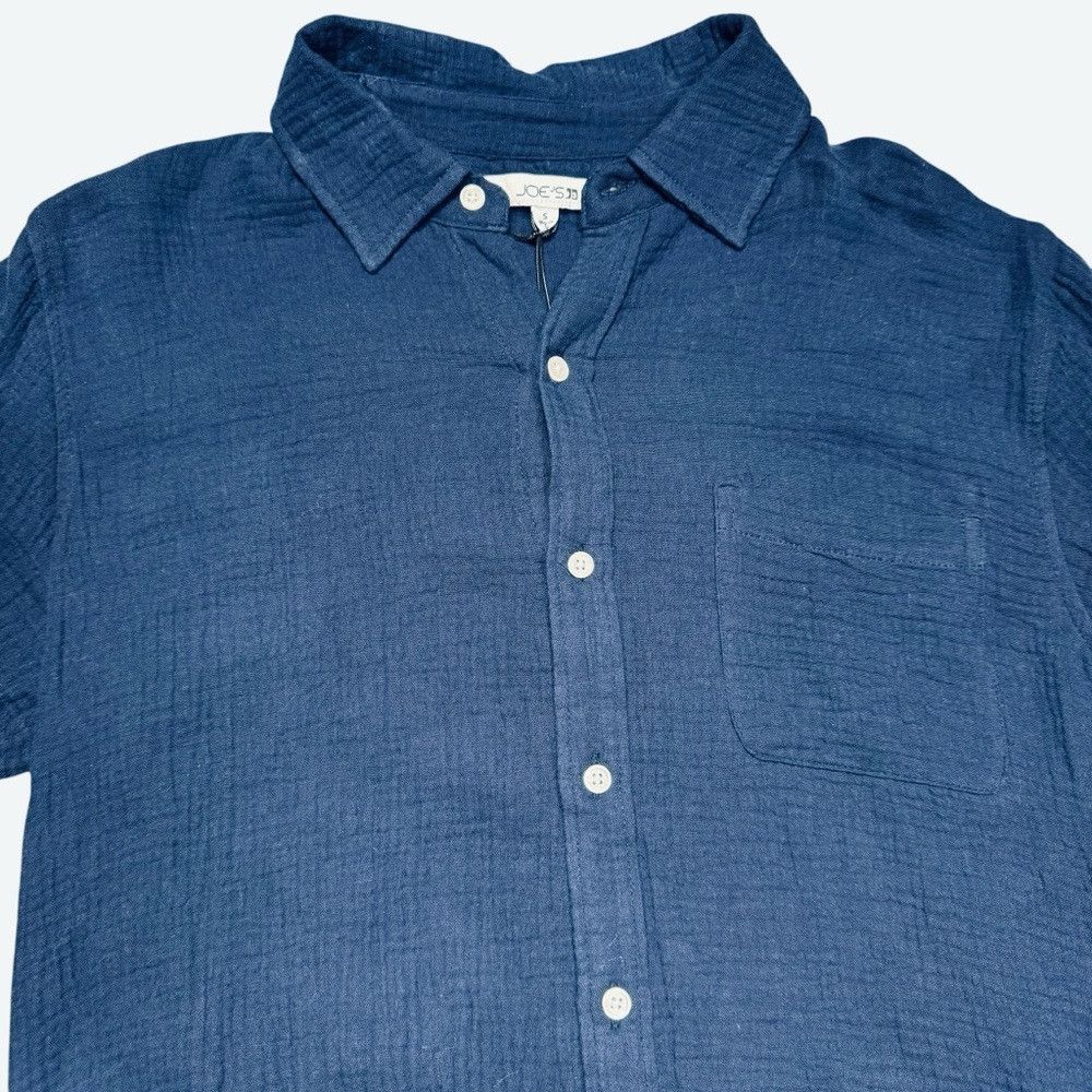 Joe's NWT New Joe's Cotton Gauze Camp Navy Long Sleeve Shirt Size Size US S / EU 44-46 / 1 - 3 Thumbnail