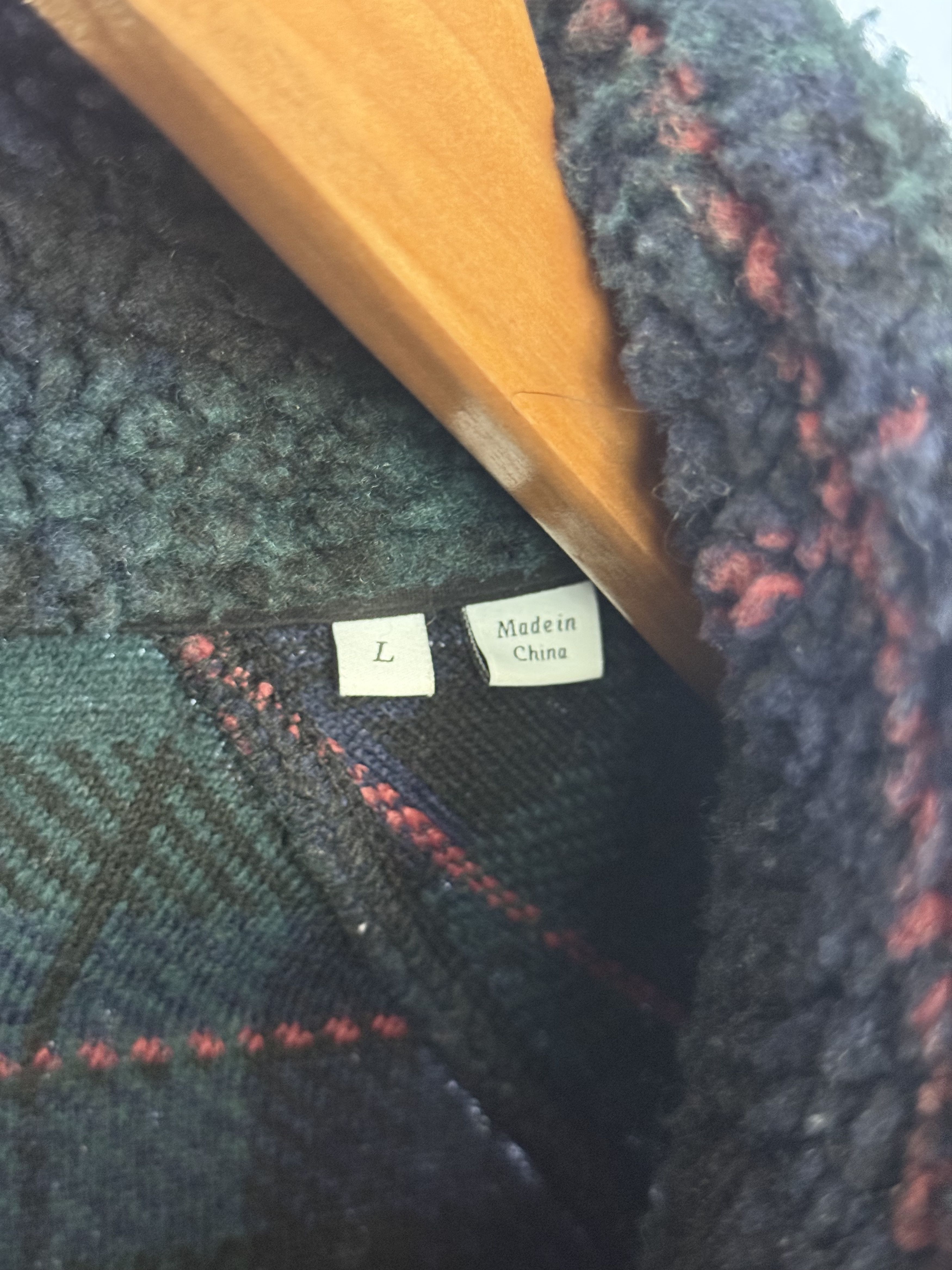Les Deux Les Deux Green Plaid Fleece Jacket – Size L Size US L / EU 52-54 / 3 - 2 Thumbnail