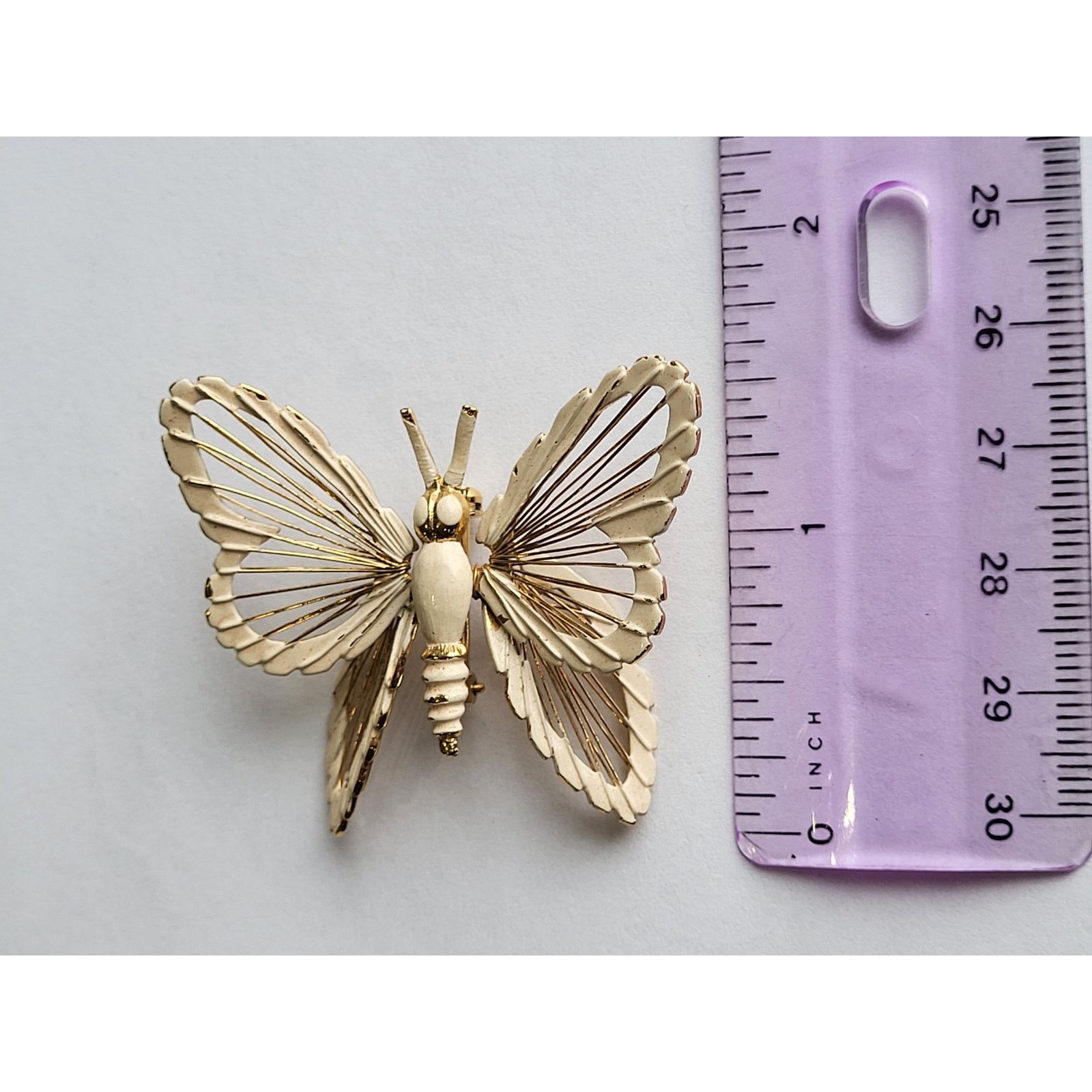 Monet Vintage Monet Enamel Butterfly Brooch Size ONE SIZE - 9 Thumbnail