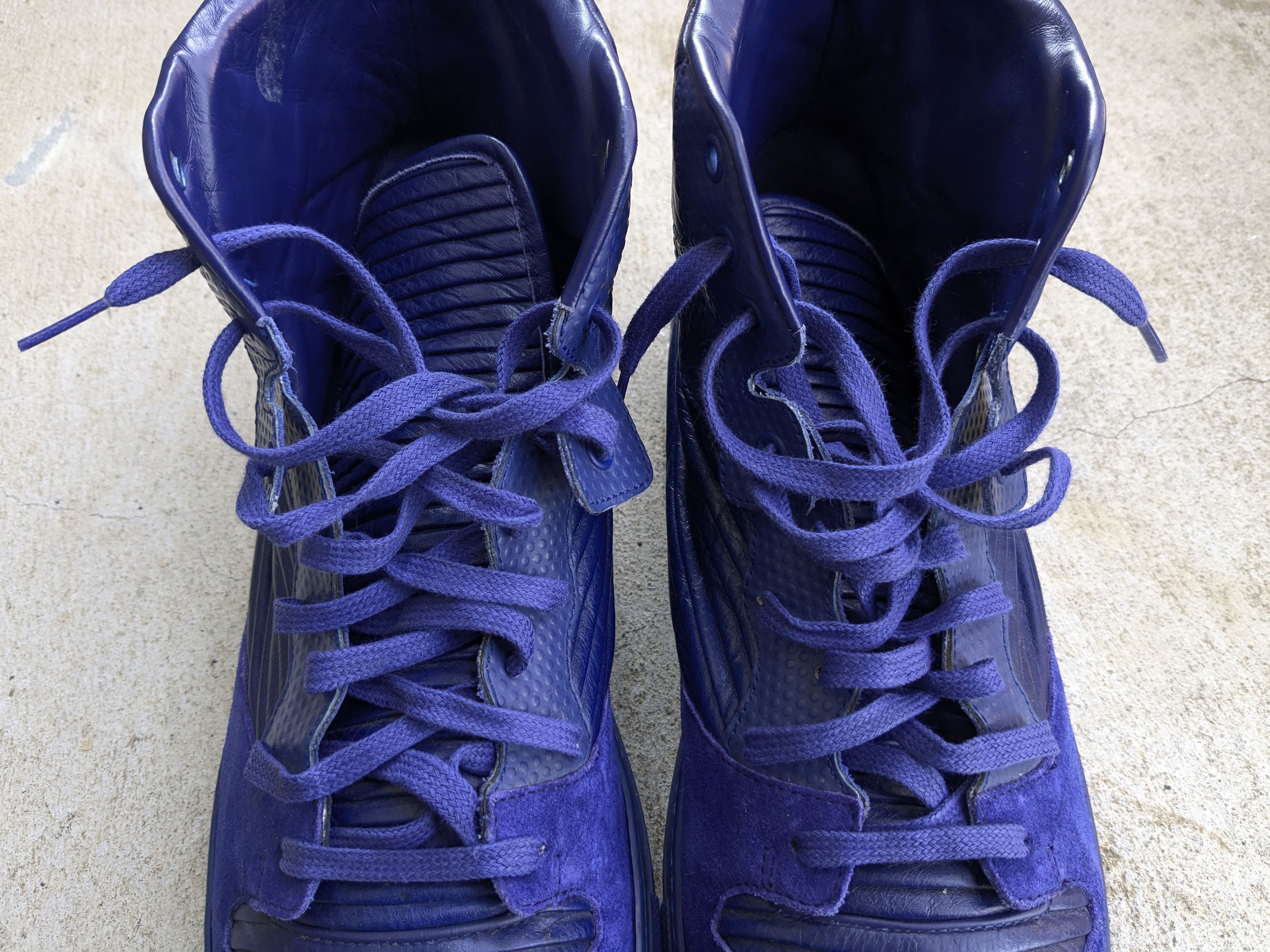 Balenciaga Balenciaga Arena Blue 13 High Tops Leather Size US 13 / EU 46 - 5 Thumbnail