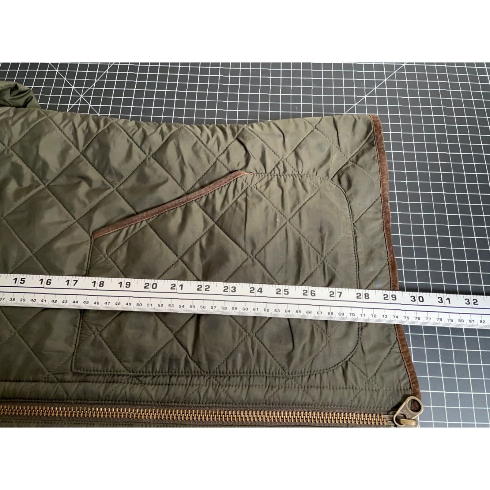Polo Ralph Lauren Polo Ralph Lauren Quilted Zip Jacket Adult Large Olive Green Bomber Jacket Mens Size US L / EU 52-54 / 3 - 6 Thumbnail