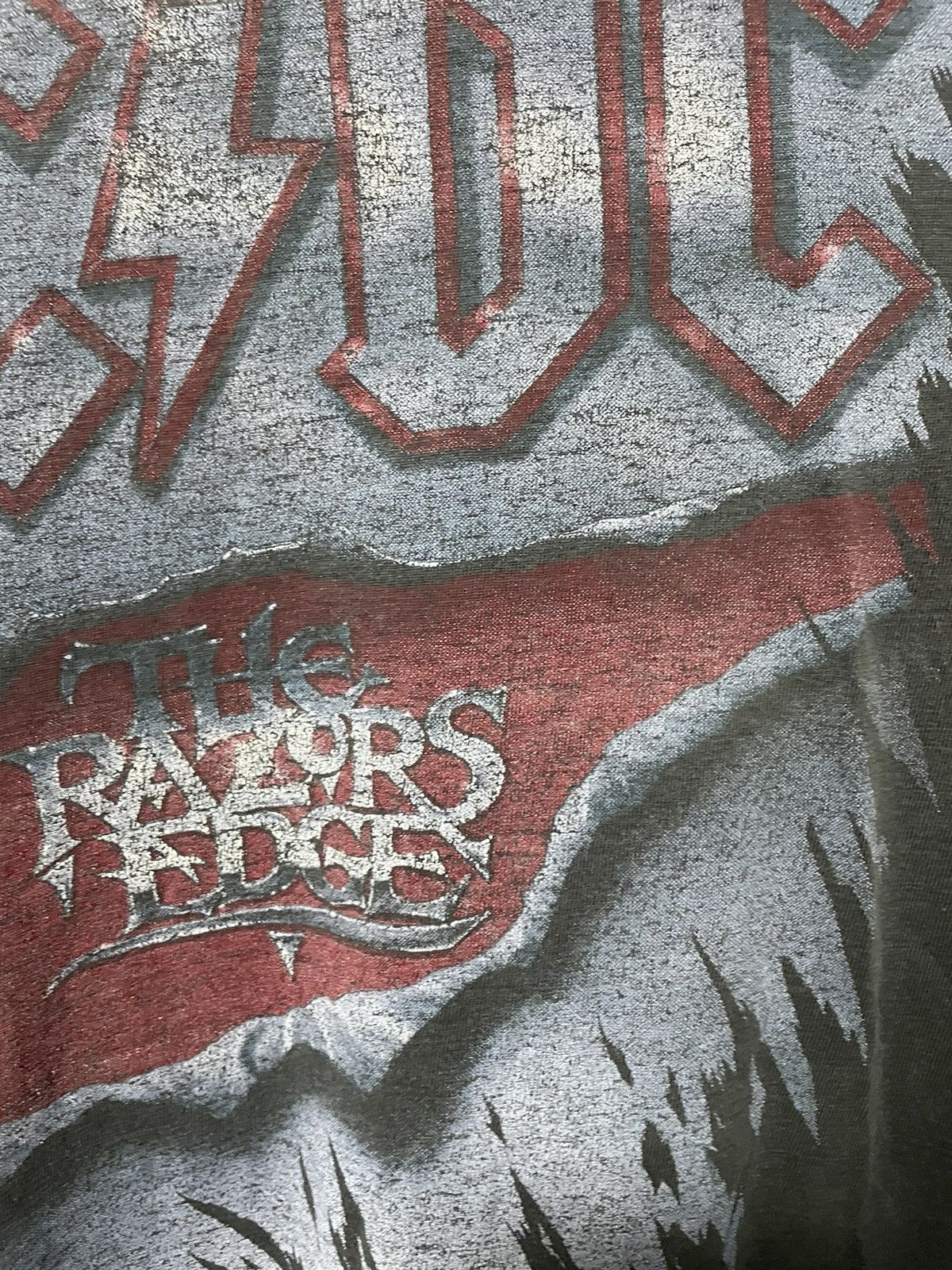 AC/DC AC/DC 1990 The Razors Edge Tour 1990/91 T Shirt Vintage Tee Size US XL / EU 56 / 4 - 8 Thumbnail