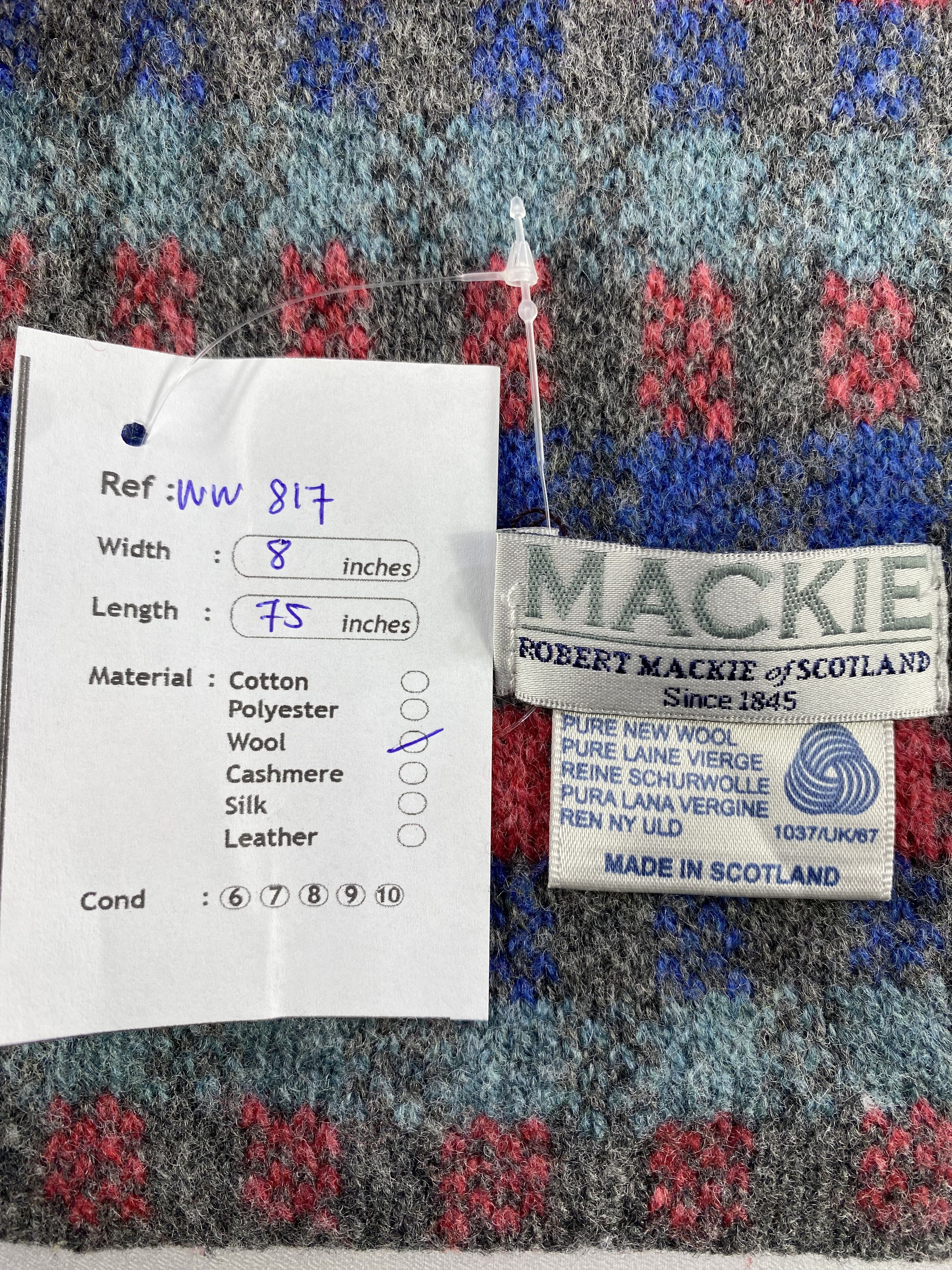 Vintage Robert Mackie Scarf / Muffler / Neckwear - WW817 Size ONE SIZE - 5 Thumbnail
