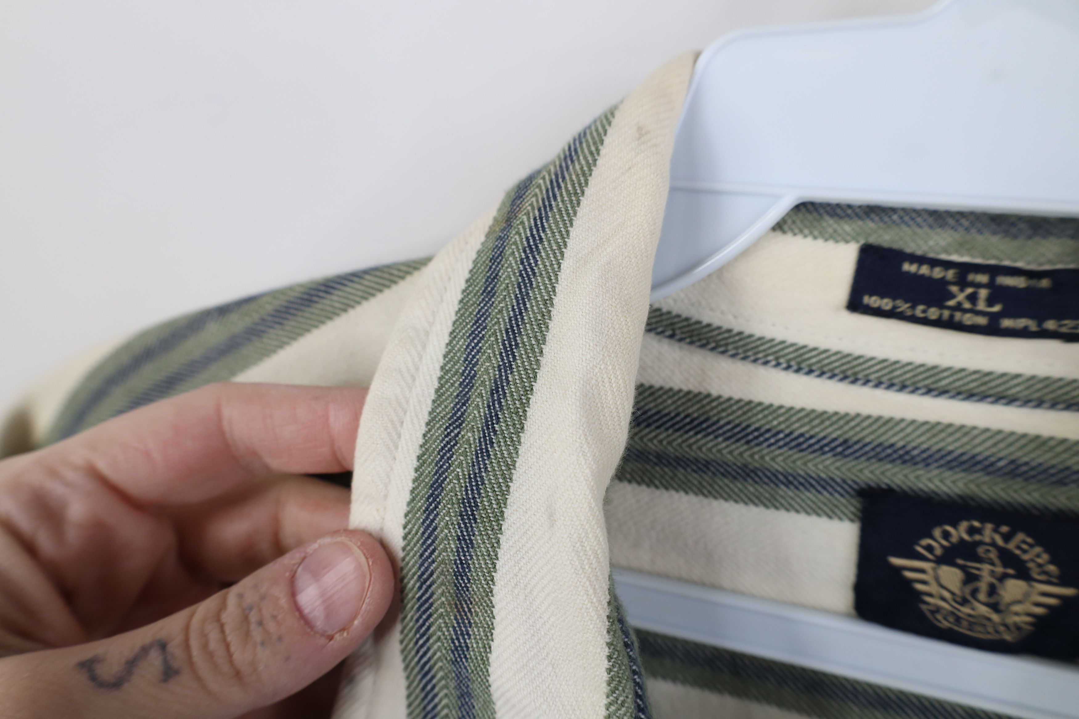 Vintage Vintage 90s Streetwear Flannel Collared Button Shirt Size US XL / EU 56 / 4 - 9 Thumbnail