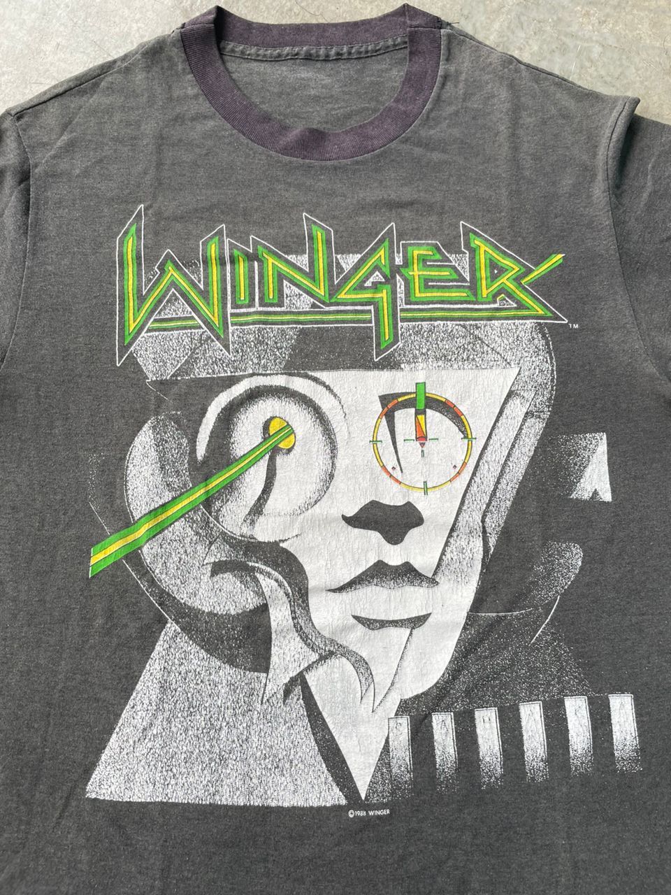 Band Tees Vintage 80s Winger 'Too Tuff Too Tame' Tour Rock Band Tees Size US S / EU 44-46 / 1 - 3 Thumbnail