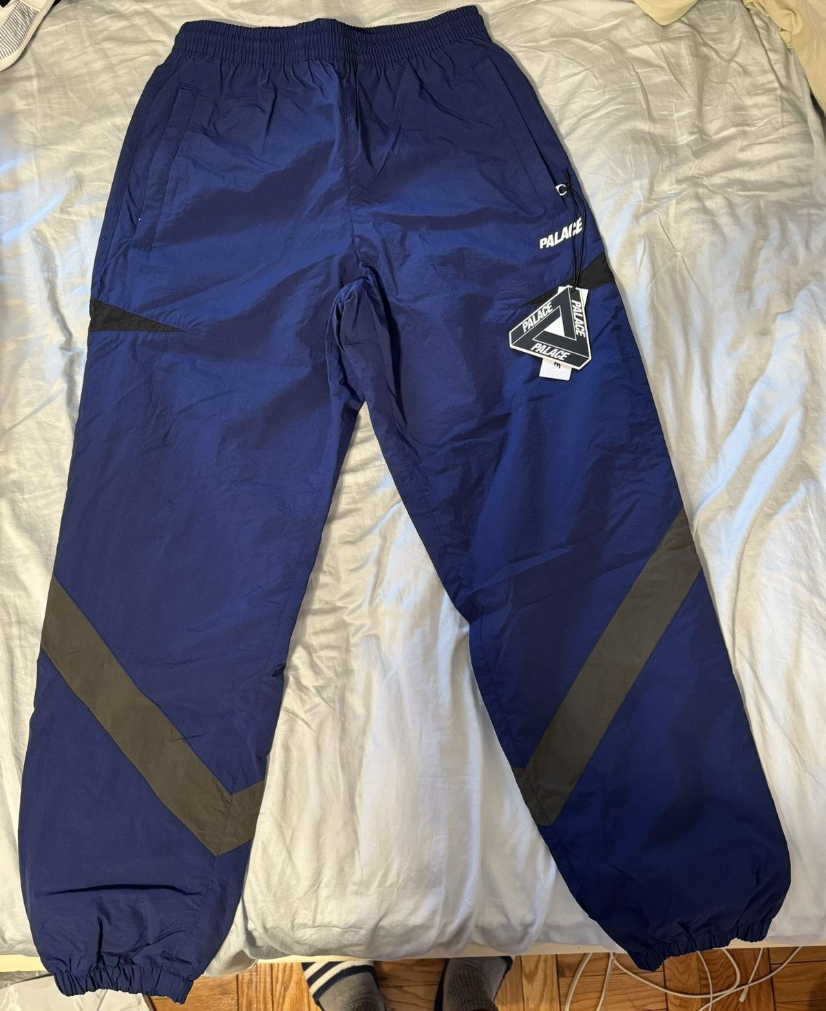 image of Palace Panelled Shell Joggers in Navy, Men's (Size 30)