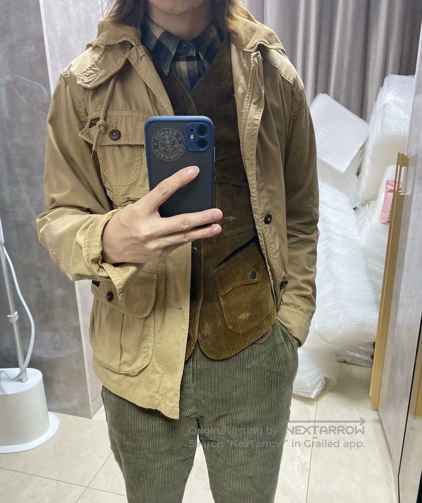 RRL Ralph Lauren Ralph Lauren Hunting Jacket. Size US XL / EU 56 / 4 - 1 Thumbnail