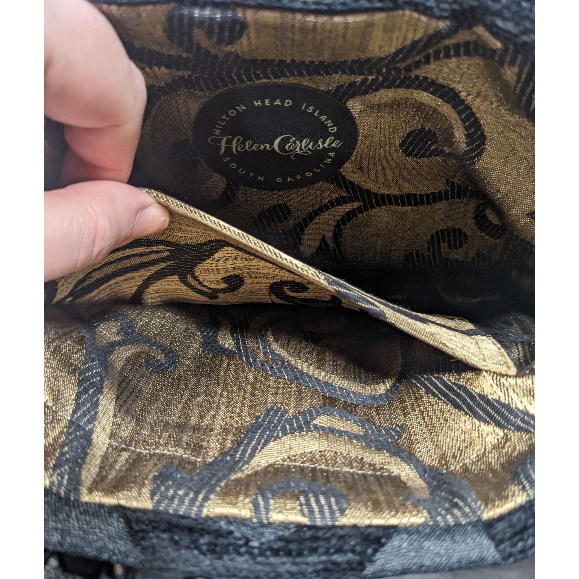 Other Helen Carlisle Gothic Upcycled Brocade Gothic Shoulder Bag Size ONE SIZE - 9 Thumbnail