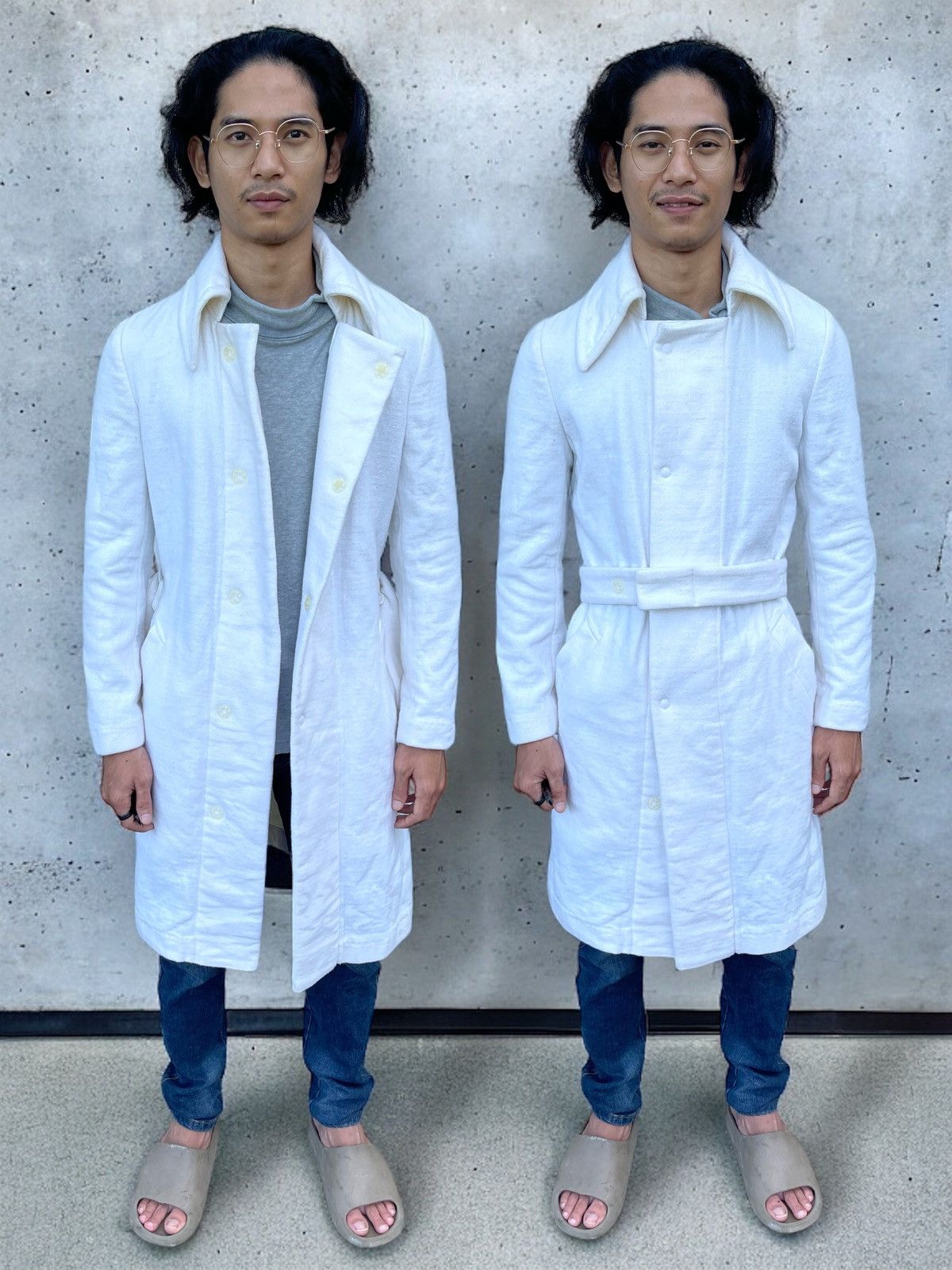 Issey Miyake 🔥AW 1999/2000 Zucca "The Year Of Climax" Belt Trench Coat Size US M / EU 48-50 / 2 - 1 Thumbnail