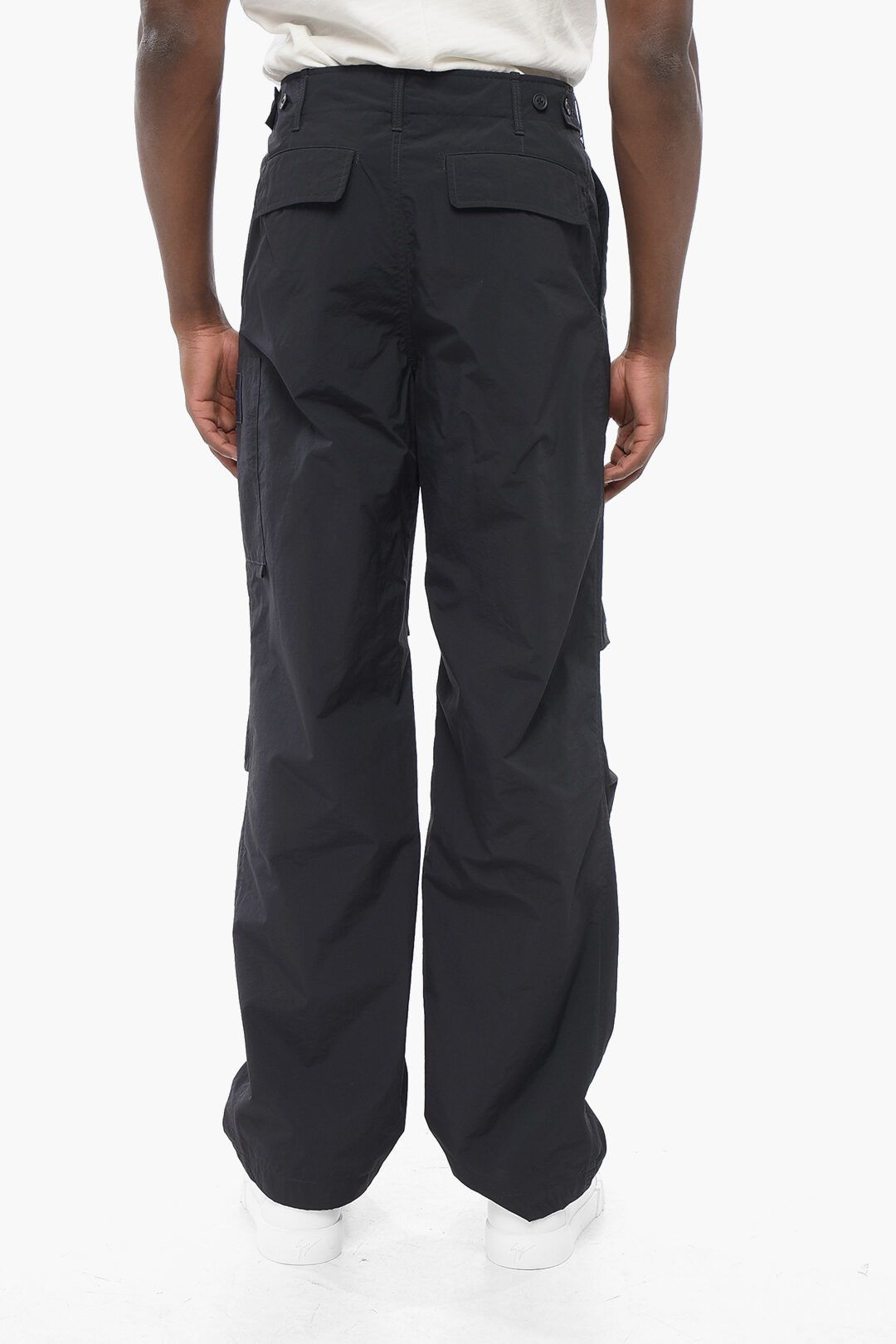 og1mm0825 Nylon Cargo Pant in Blue