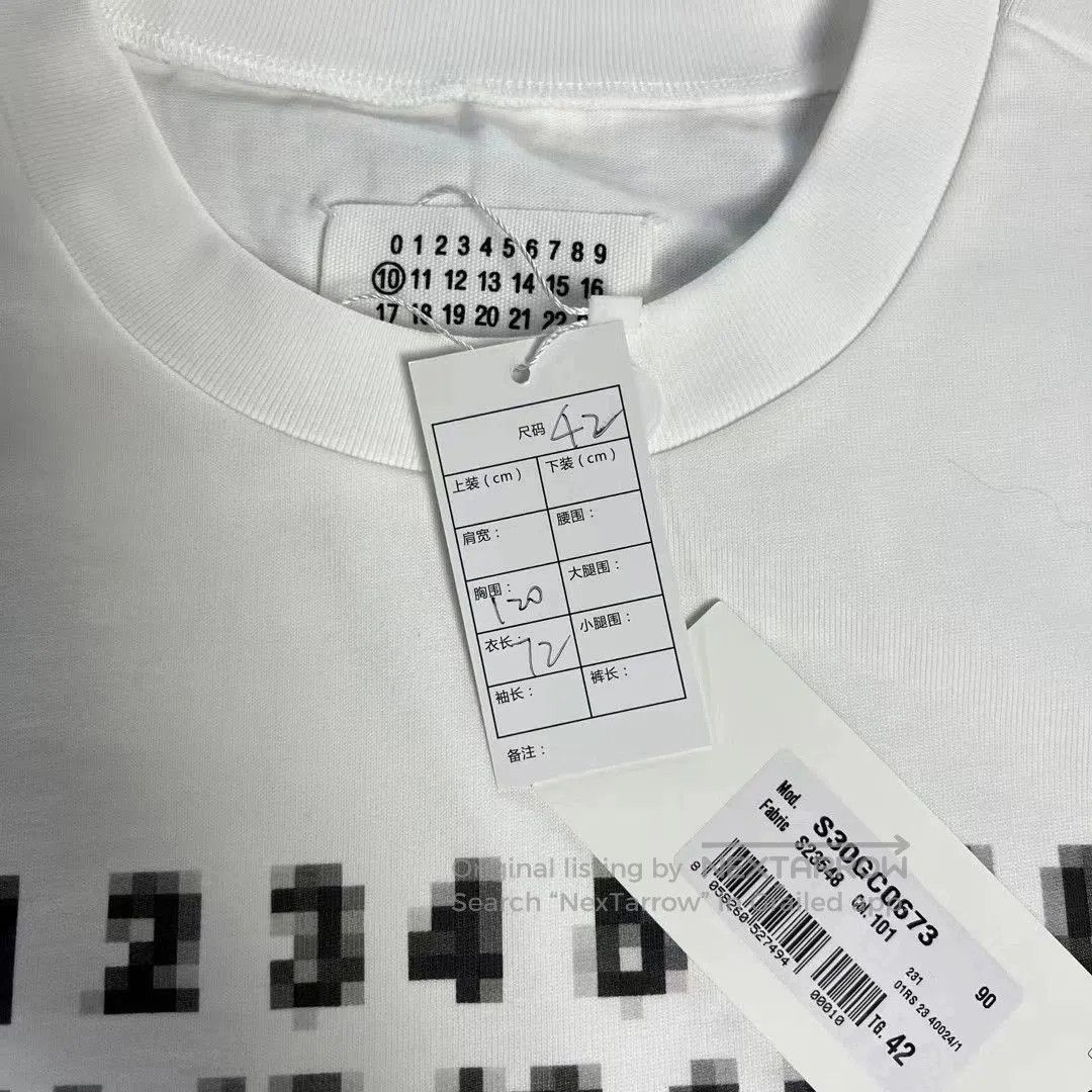 Maison Margiela maison margiela White Mosaic blur. Size US M / EU 48-50 / 2 - 2 Thumbnail