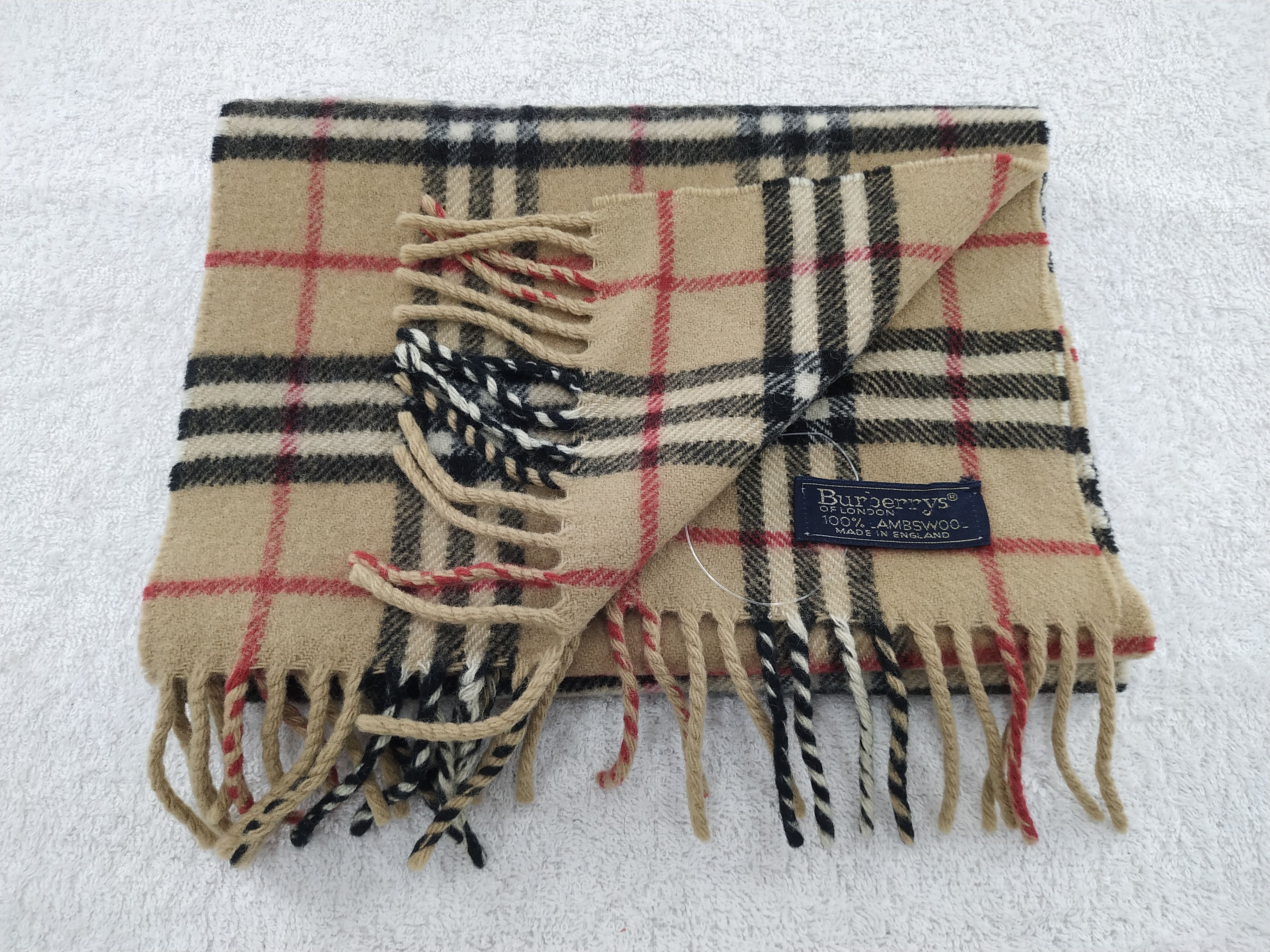 Burberry Vintage Burberry Scarf/Muffler/Neckwear MF492 Size ONE SIZE - 4 Thumbnail