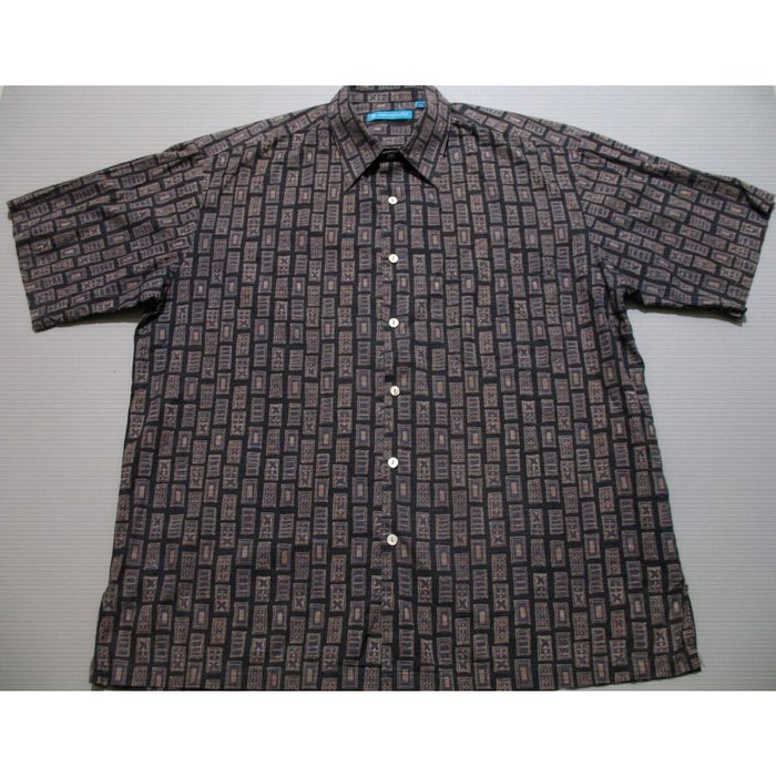 Tori Richard Tori Richard Hawaiian Camp Shirt Mens L (Actual XL) Batik ...