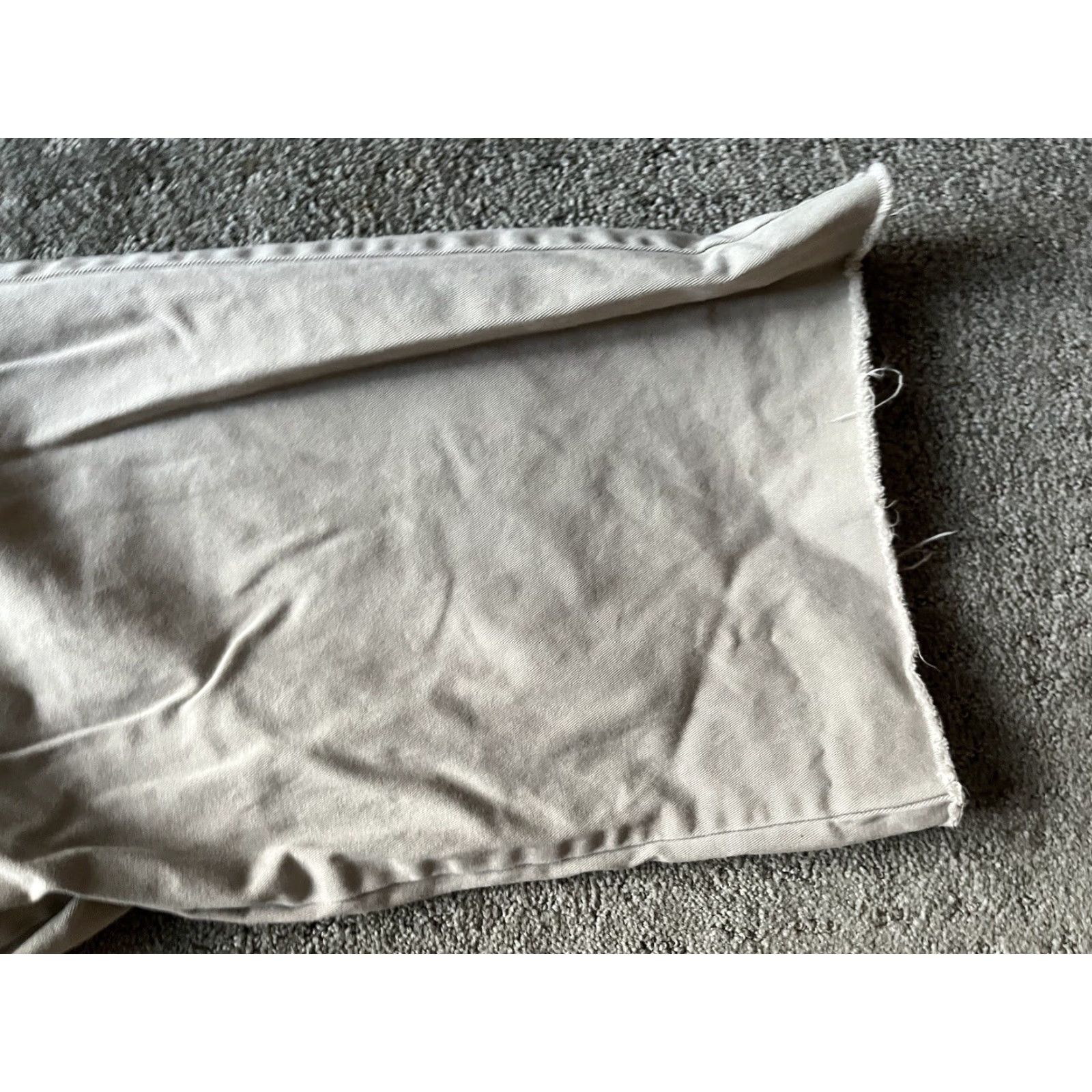 J.Crew J. Crew Classic Twill Chino Pants Women Size 4 Khaki Beige Wide-Leg Regular Fit 81391 Size 27" / US 4 / IT 40 - 5 Thumbnail