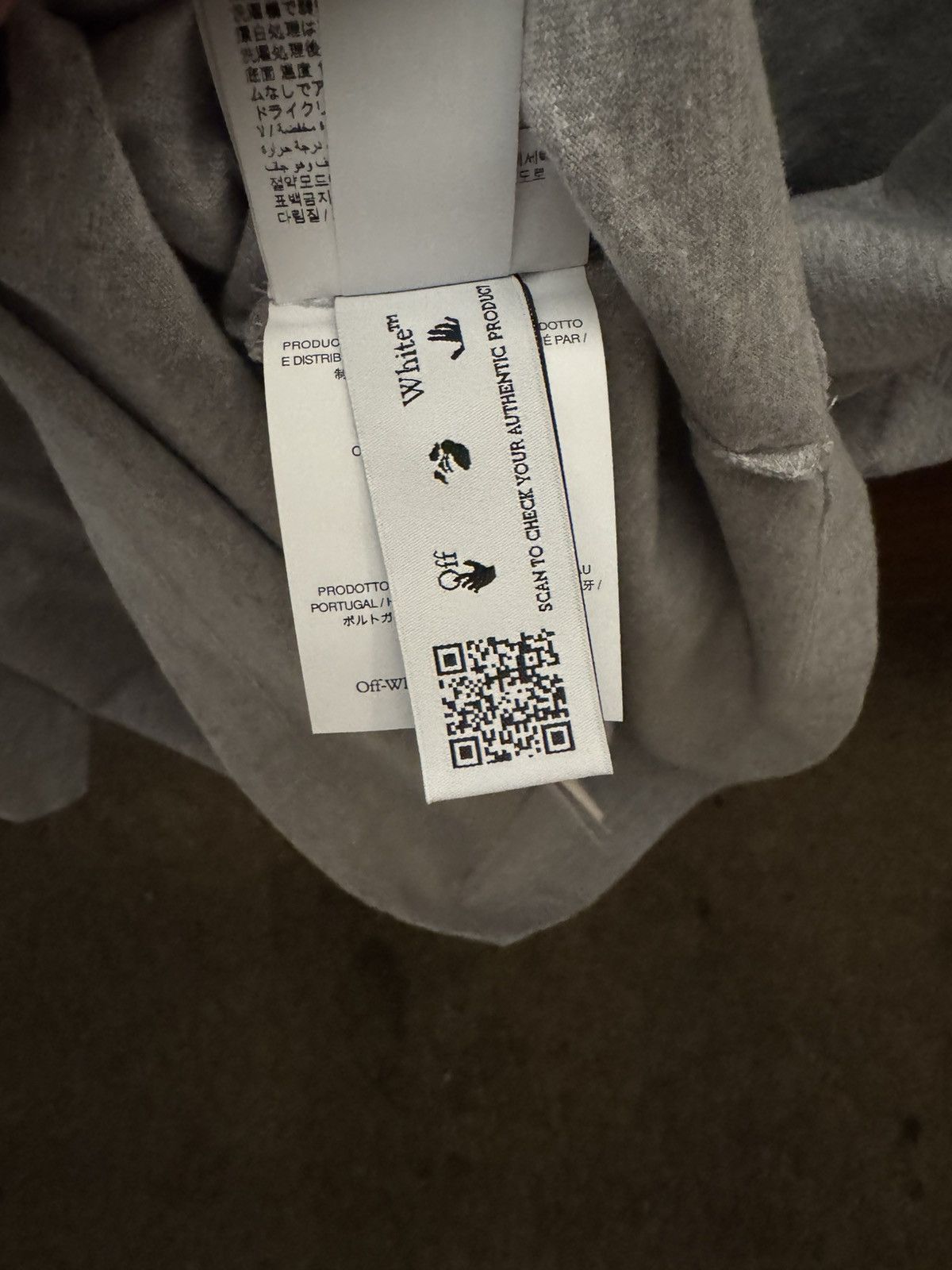Off-White Off-White Oversized Logo Cotton Graphic Tee Size XX-Small Size US XXS / EU 40 - 8 Thumbnail