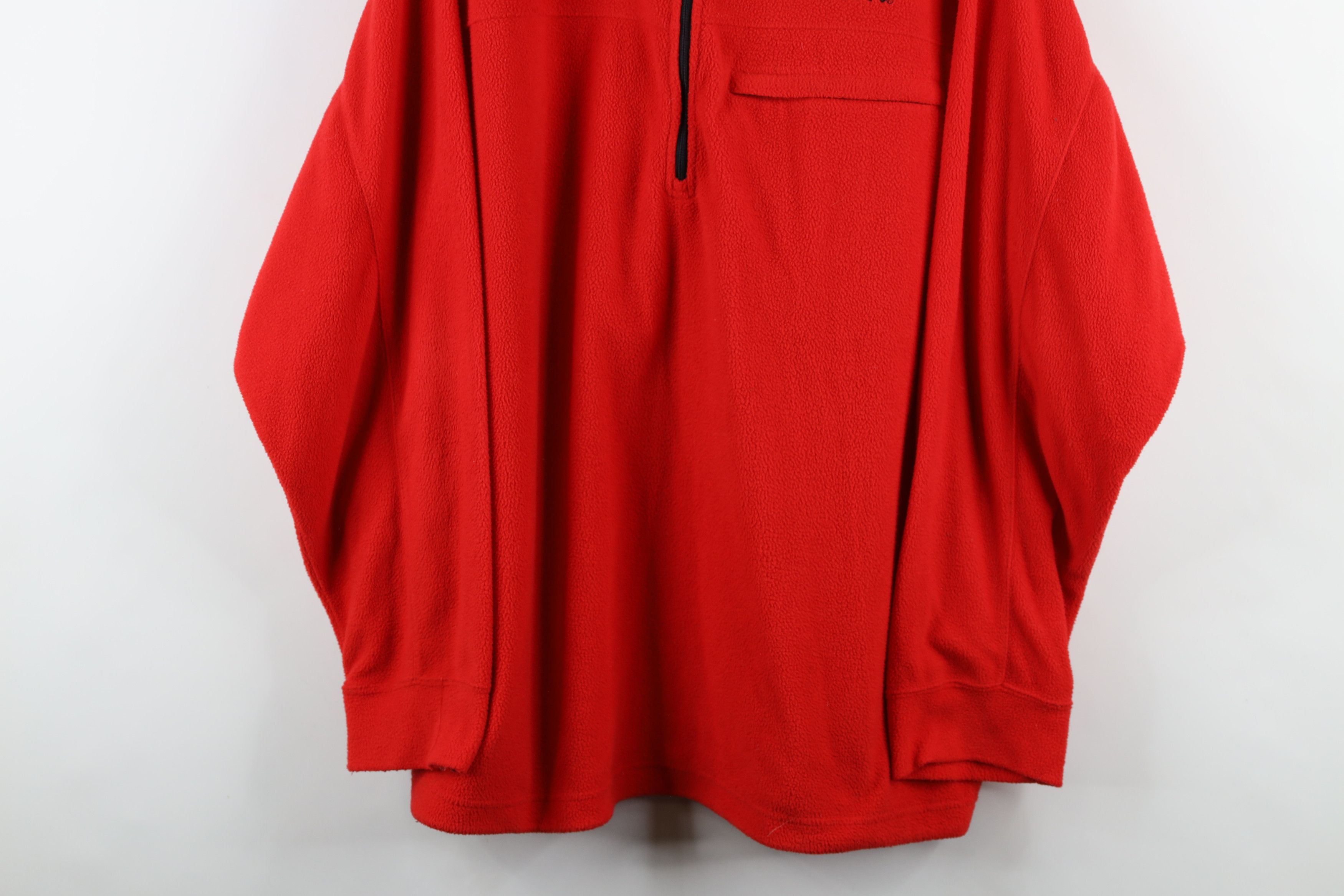 Vintage Vintage 90s Ohio State University Half Zip Fleece Sweater Size US XL / EU 56 / 4 - 3 Thumbnail