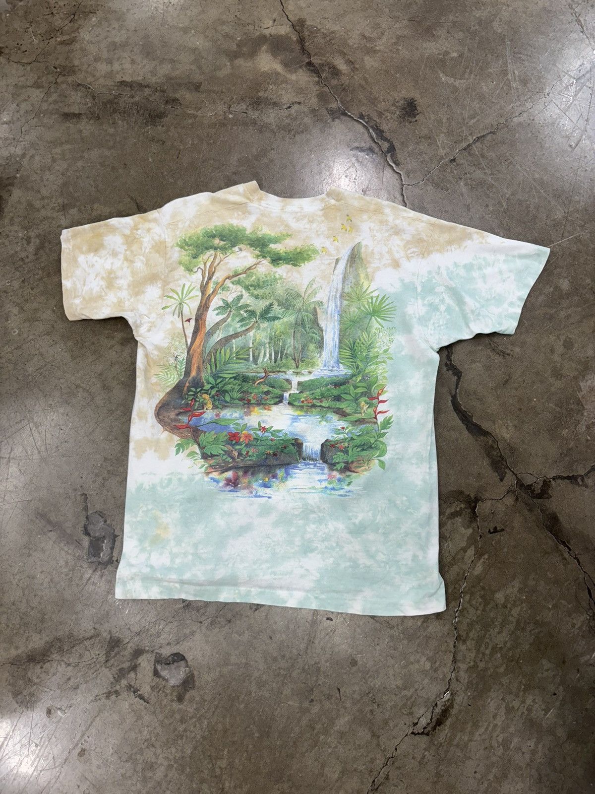 Vintage Vintage AOP Rainforest Nature Tie Dye Tee Large Size US L / EU 52-54 / 3 - 5 Thumbnail