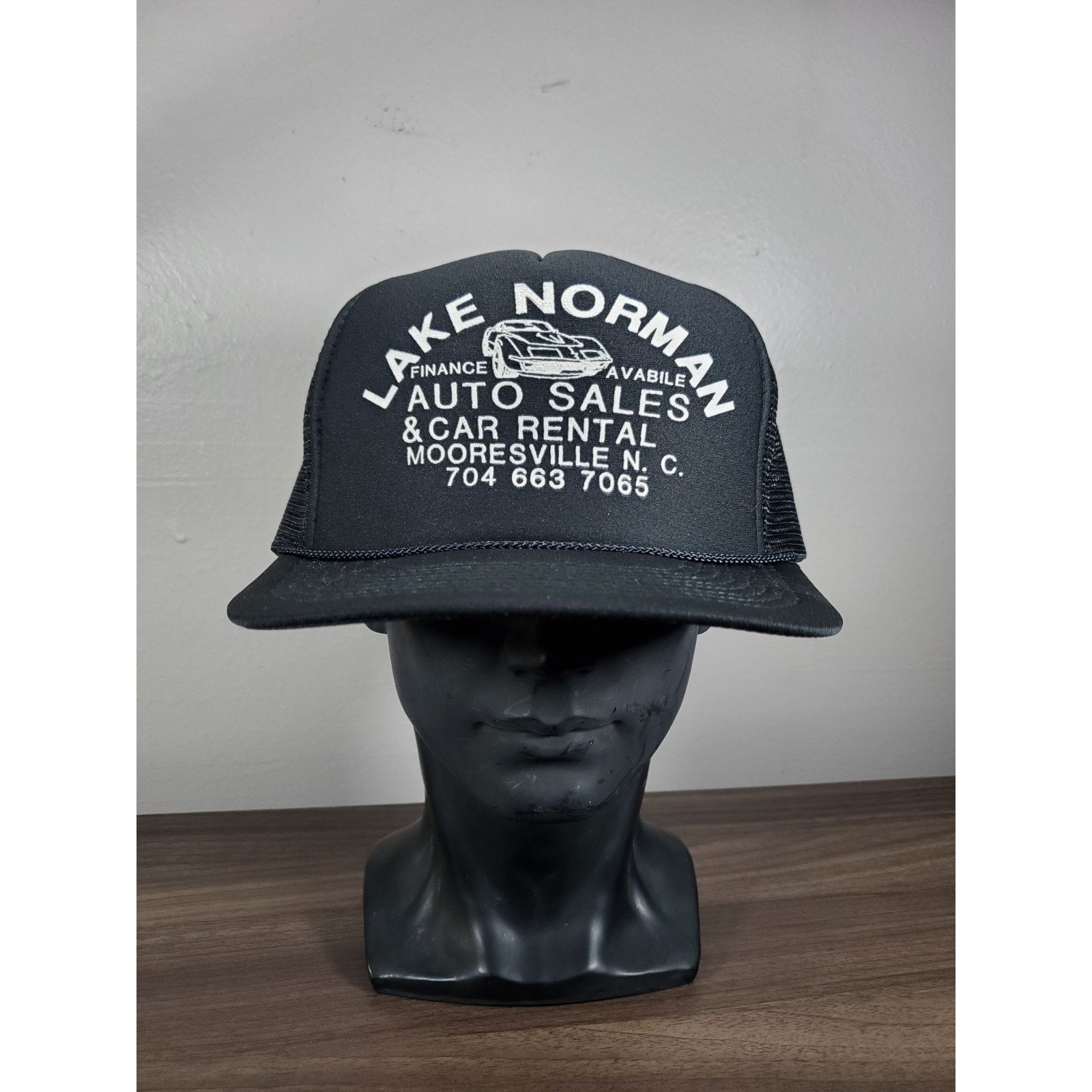 Vintage Lake Norman Auto Trucker Hat Snapback Cap Mooresville NC 704 Size ONE SIZE - 1 Thumbnail
