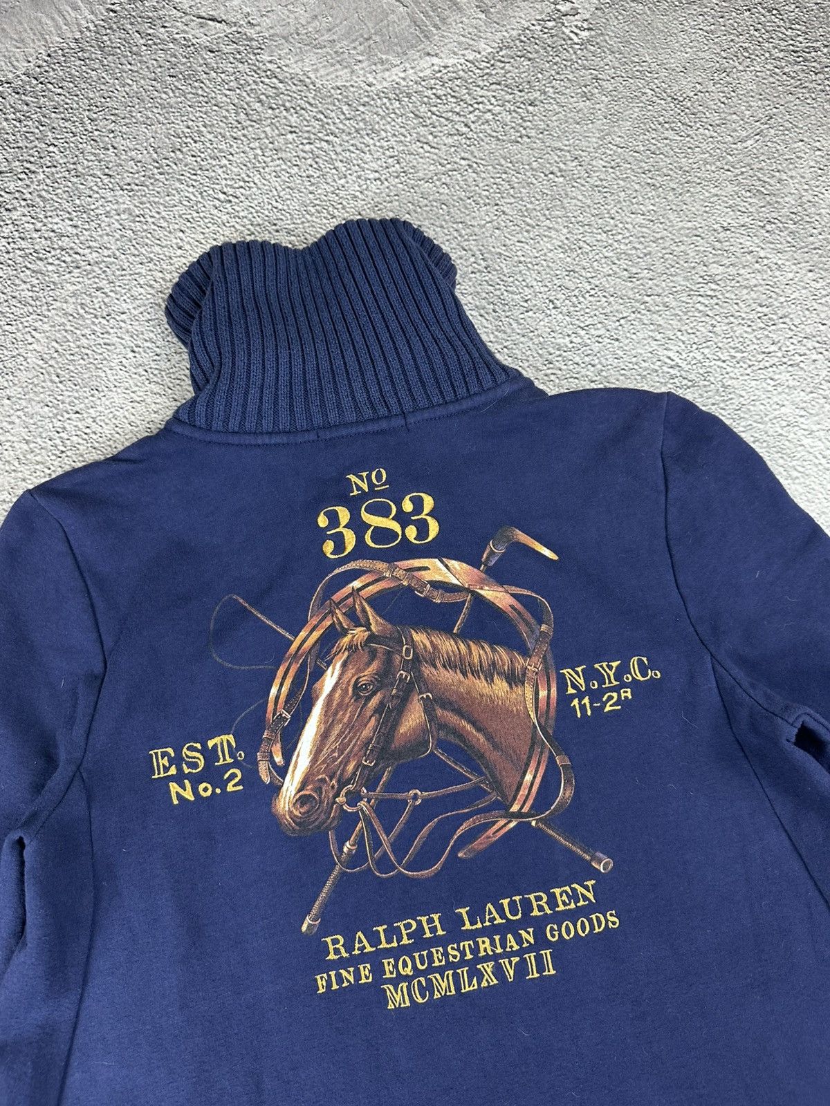 Polo Ralph Lauren Ralph Lauren Women’s Longline Navy Hoodie Toggle Vintage Y2K Size S / US 4 / IT 40 - 5 Thumbnail