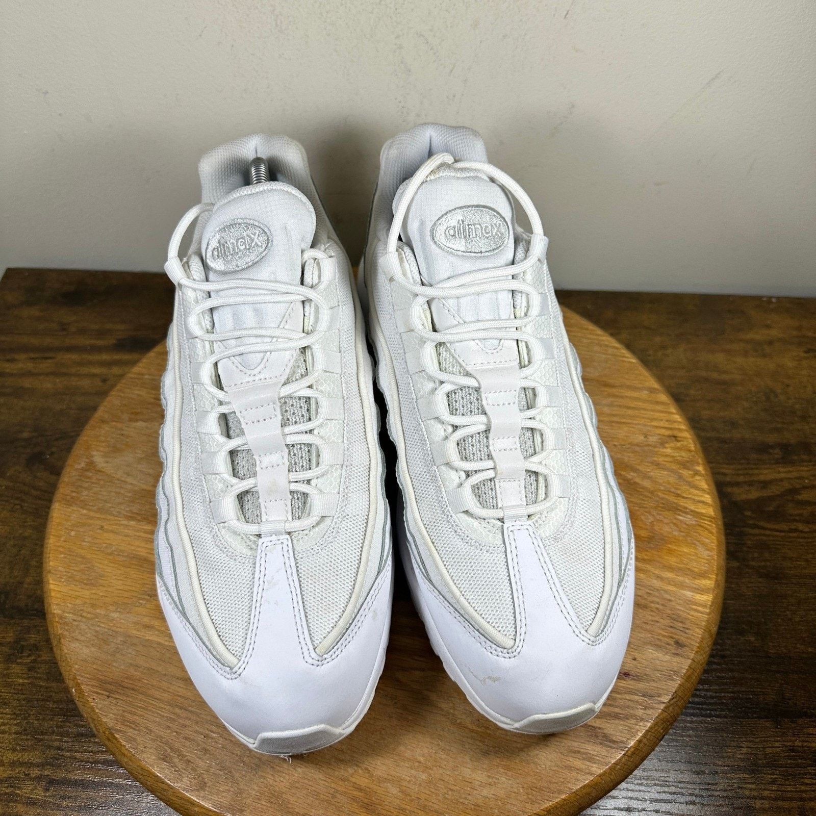 Nike Nike Air Max 95 Triple White Shoes CT1268-100 Men's Size 12 Size US 12 / EU 45 - 2 Thumbnail