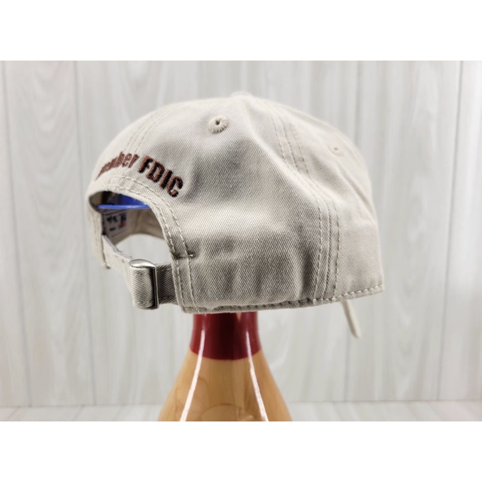 Vintage Traders & Farmers Bank Khaki Hat Men's Adjustable The Game Baseball Cap Accessories Mens Adjustable Khaki Hat Size ONE SIZE - 6 Thumbnail