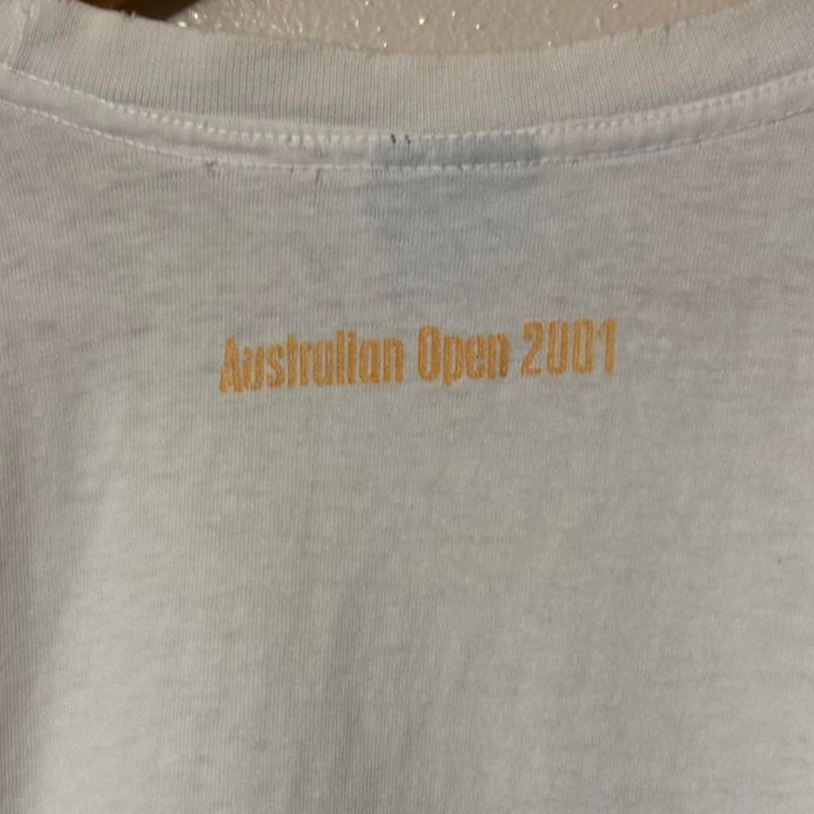 Nike Vintage Nike 2001 Australian Open Graphic Tennis T-Shirt Size US L / EU 52-54 / 3 - 4 Thumbnail