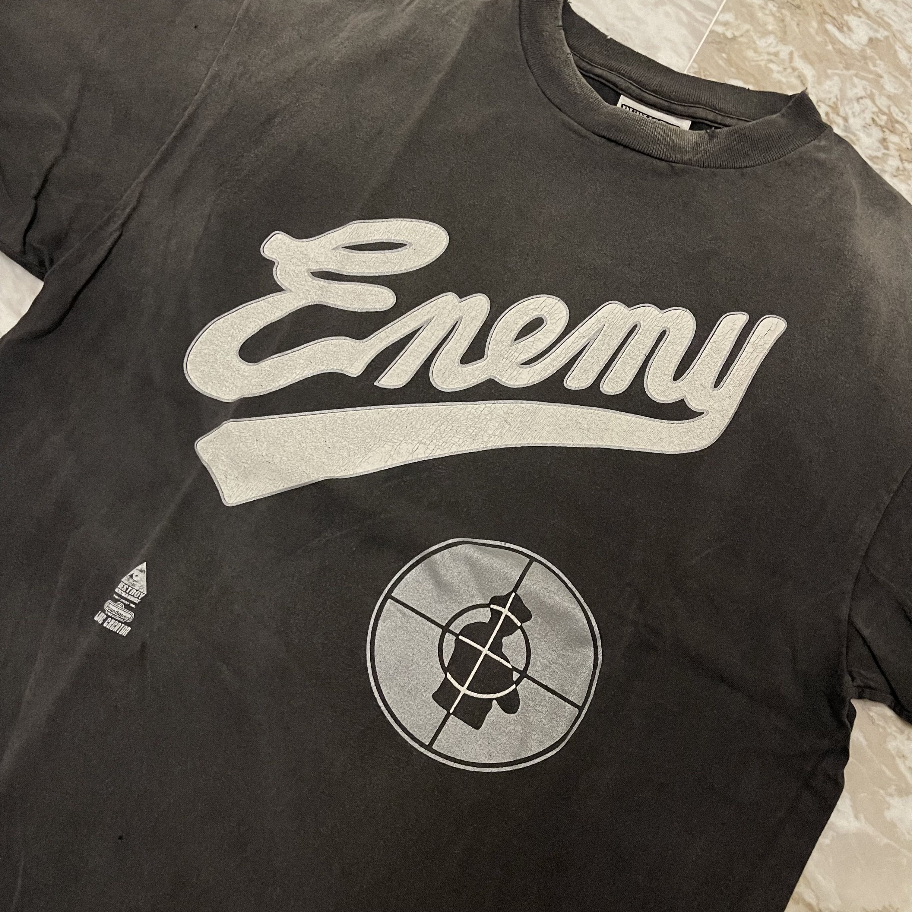 Public Enemy × Saint Michael Public Enemy Tee Size US L / EU 52-54 / 3 - 3 Thumbnail