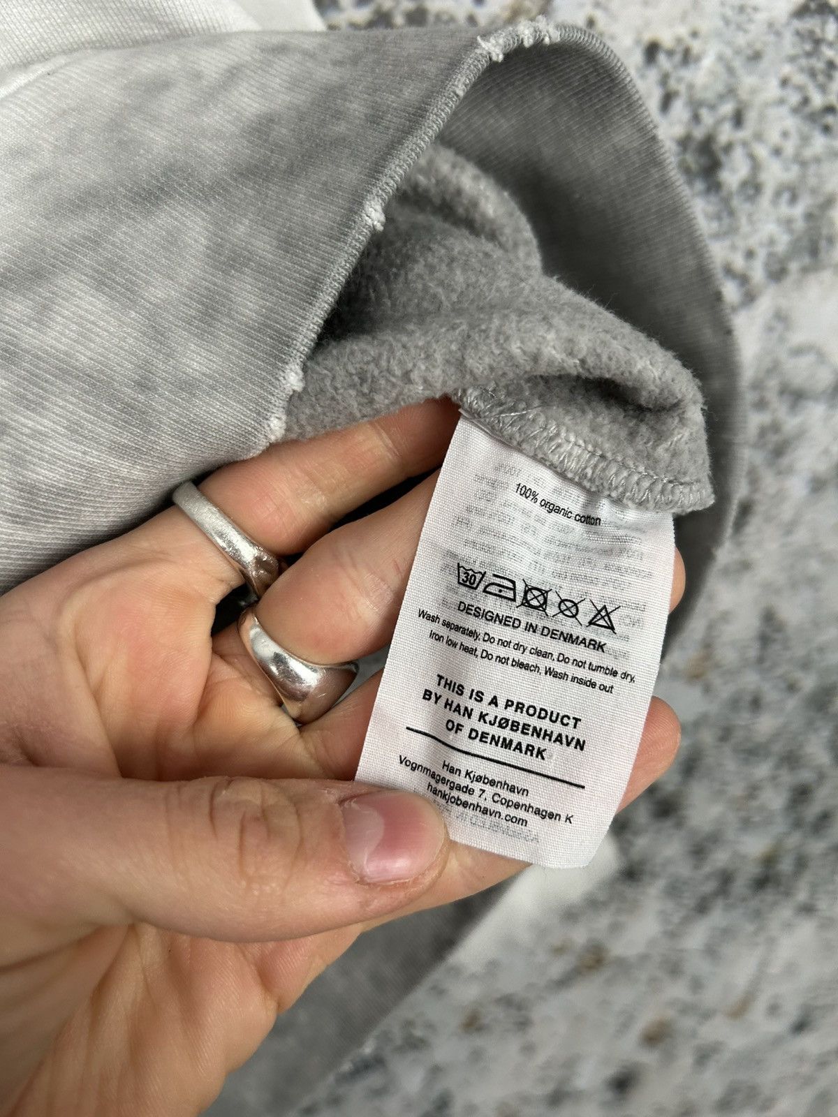 Han Kjobenhavn Han Kjobenhavn Grey Hoodie Designer Avant Garde Streetwear Size US S / EU 44-46 / 1 - 8 Thumbnail
