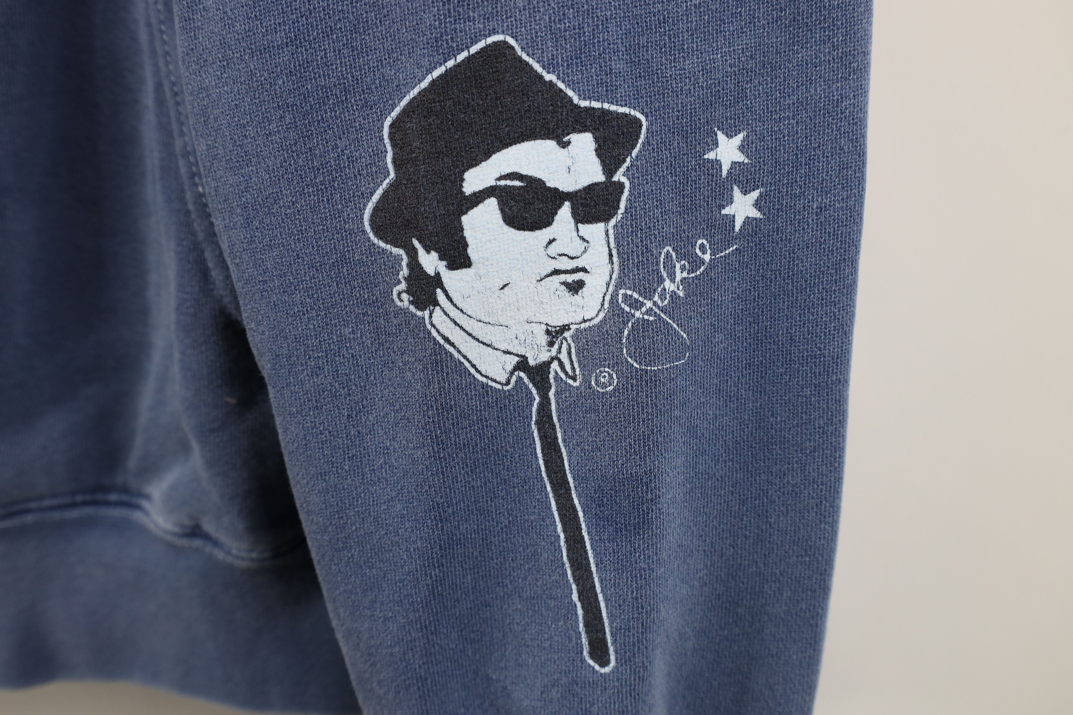 Vintage Vintage House of Blues Spell Out Hoodie Sweatshirt Blue Size US XL / EU 56 / 4 - 5 Thumbnail