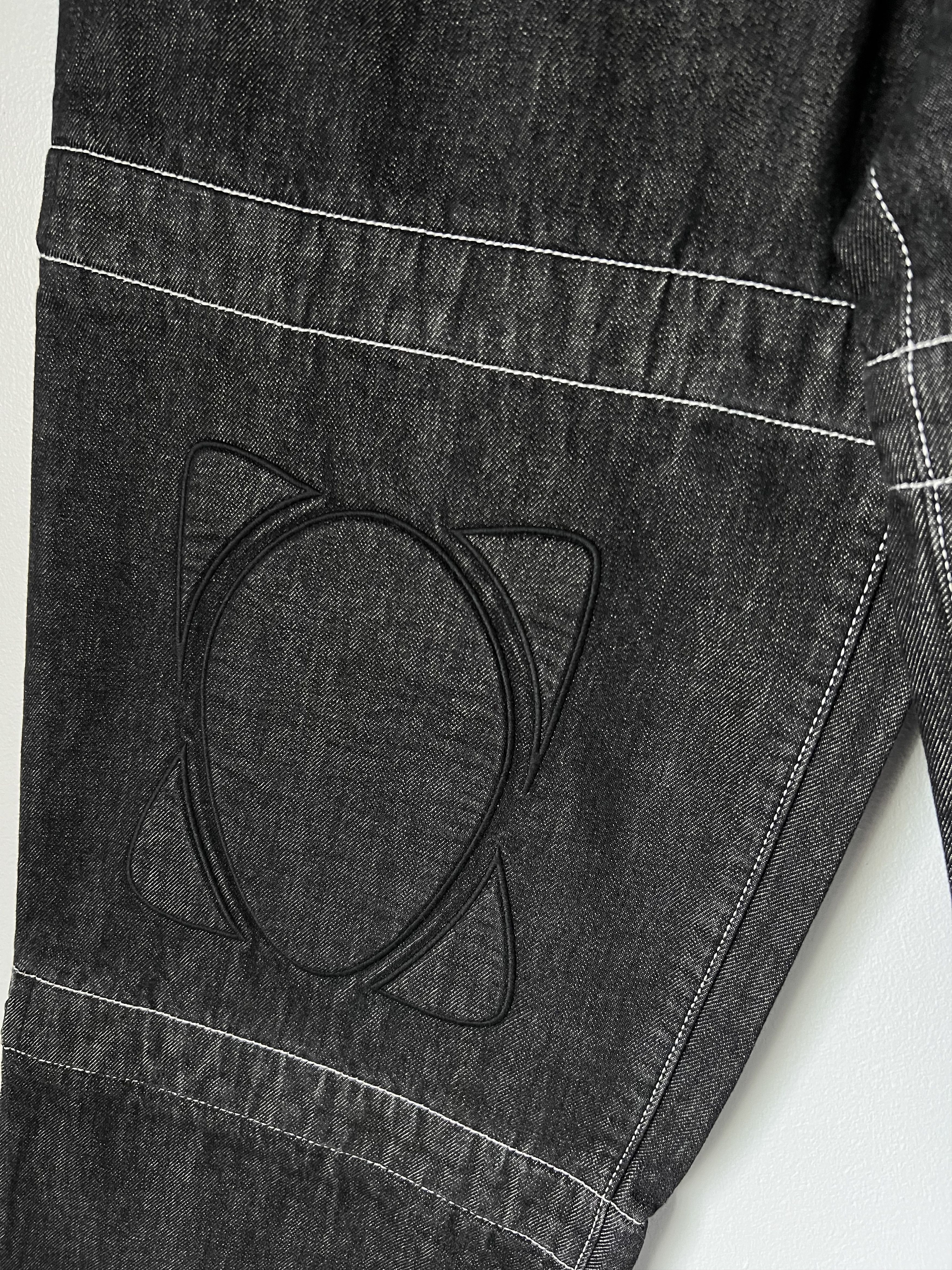 A$AP Rocky × Puma A$AP Rocky Puma F1 Knee Pad Denim Jeans in Black Size US 36 / EU 52 - 4 Thumbnail