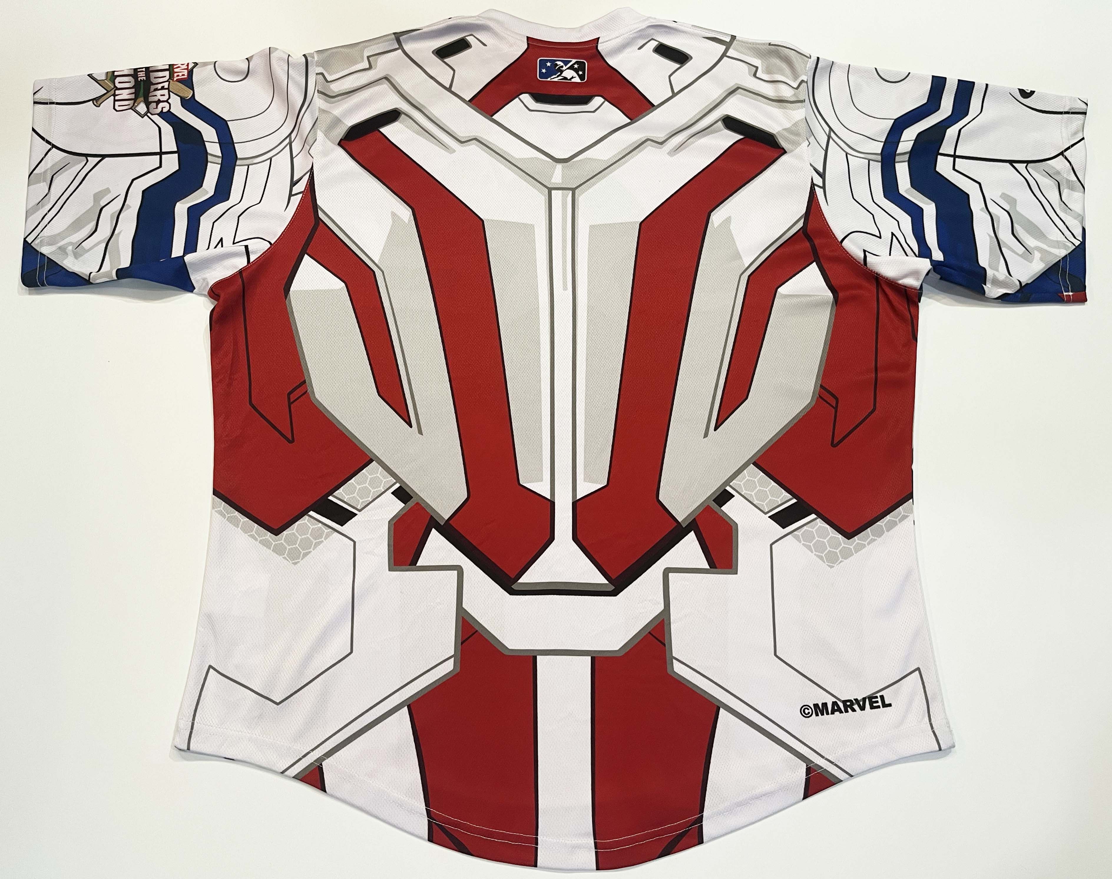 Vintage OT Sports MiLB Buffalo Bisons Marvel Baseball Jersey Size US XL / EU 56 / 4 - 7 Thumbnail